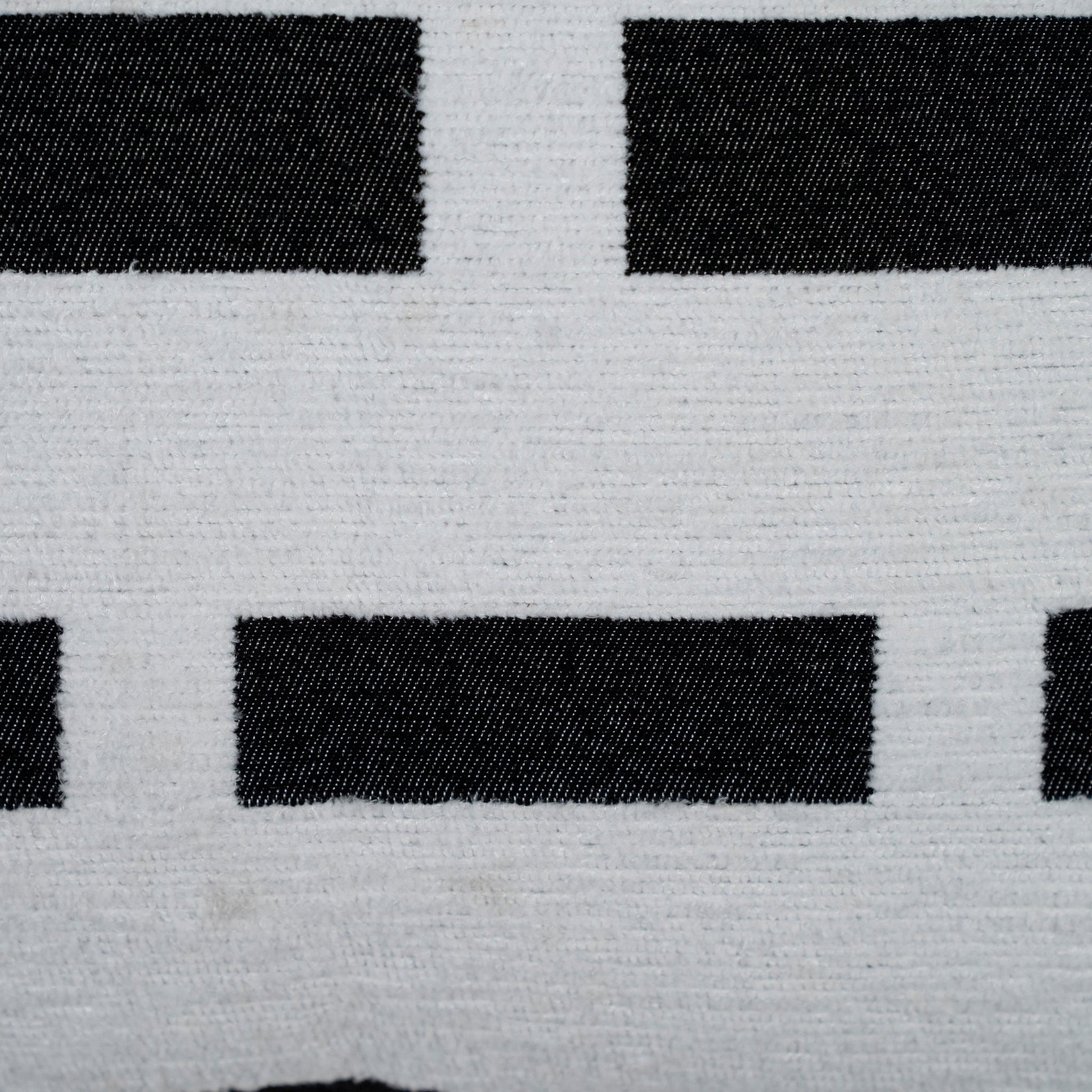 Brick Pattern Cushion Cover - Black Modern Home