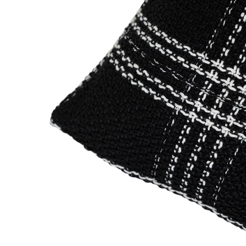 غطاء وسادة رقعة الشطرنج - أسود