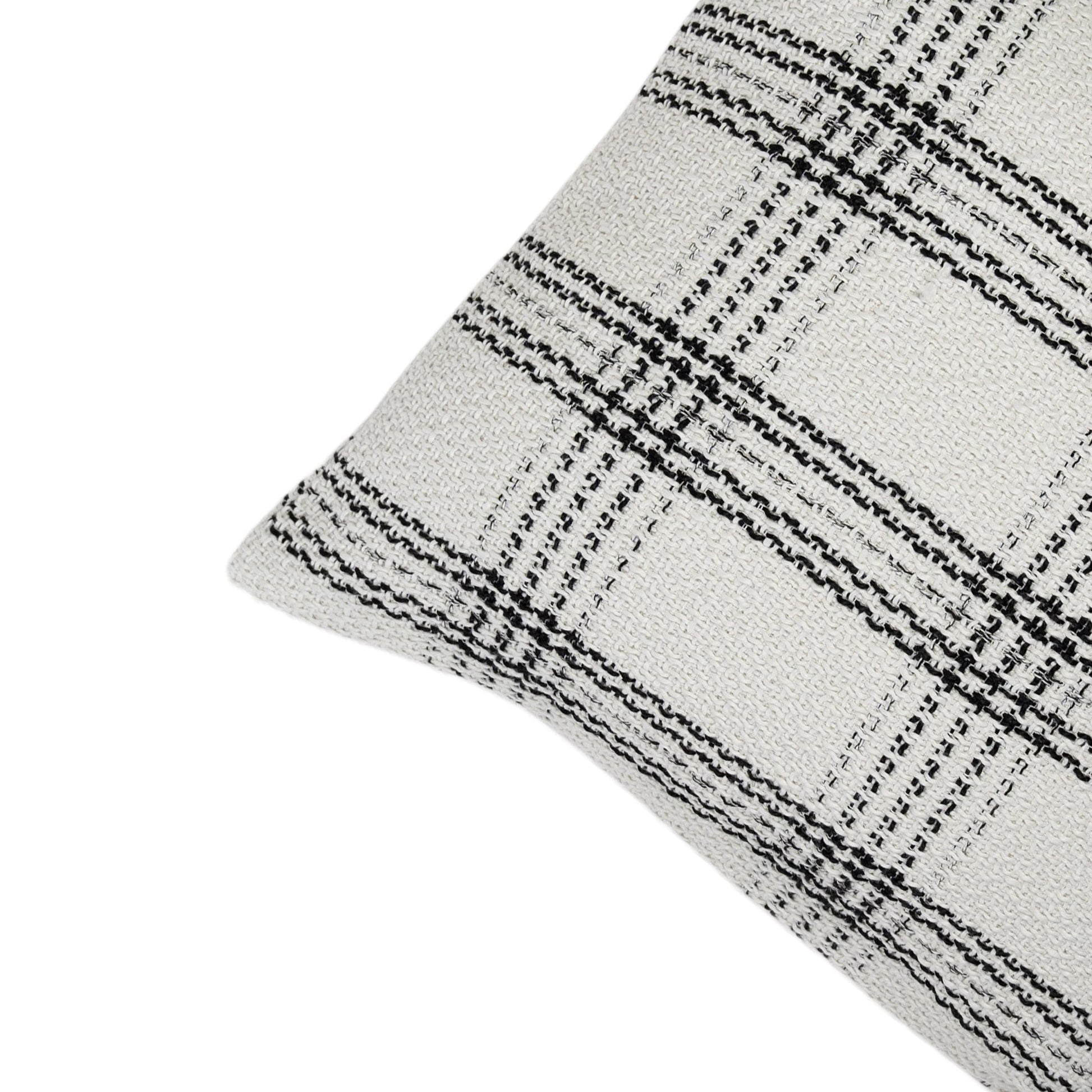 Checkerboard Cushion Cover - White Modern Home