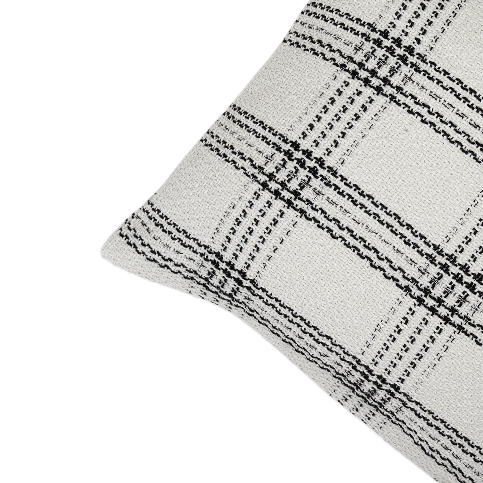 Checkerboard Cushion Cover - White Modern Home