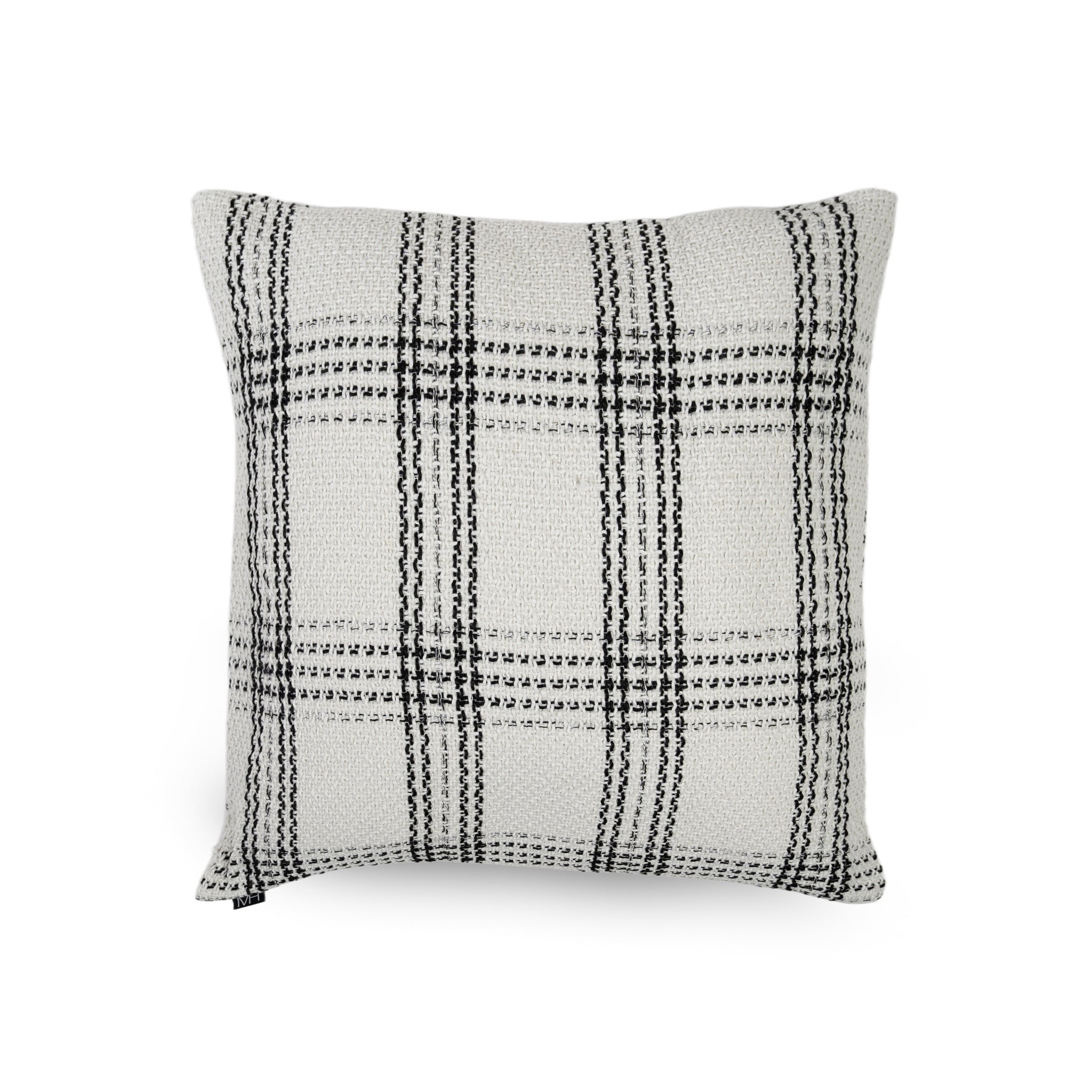 Checkerboard Cushion Cover - White Modern Home