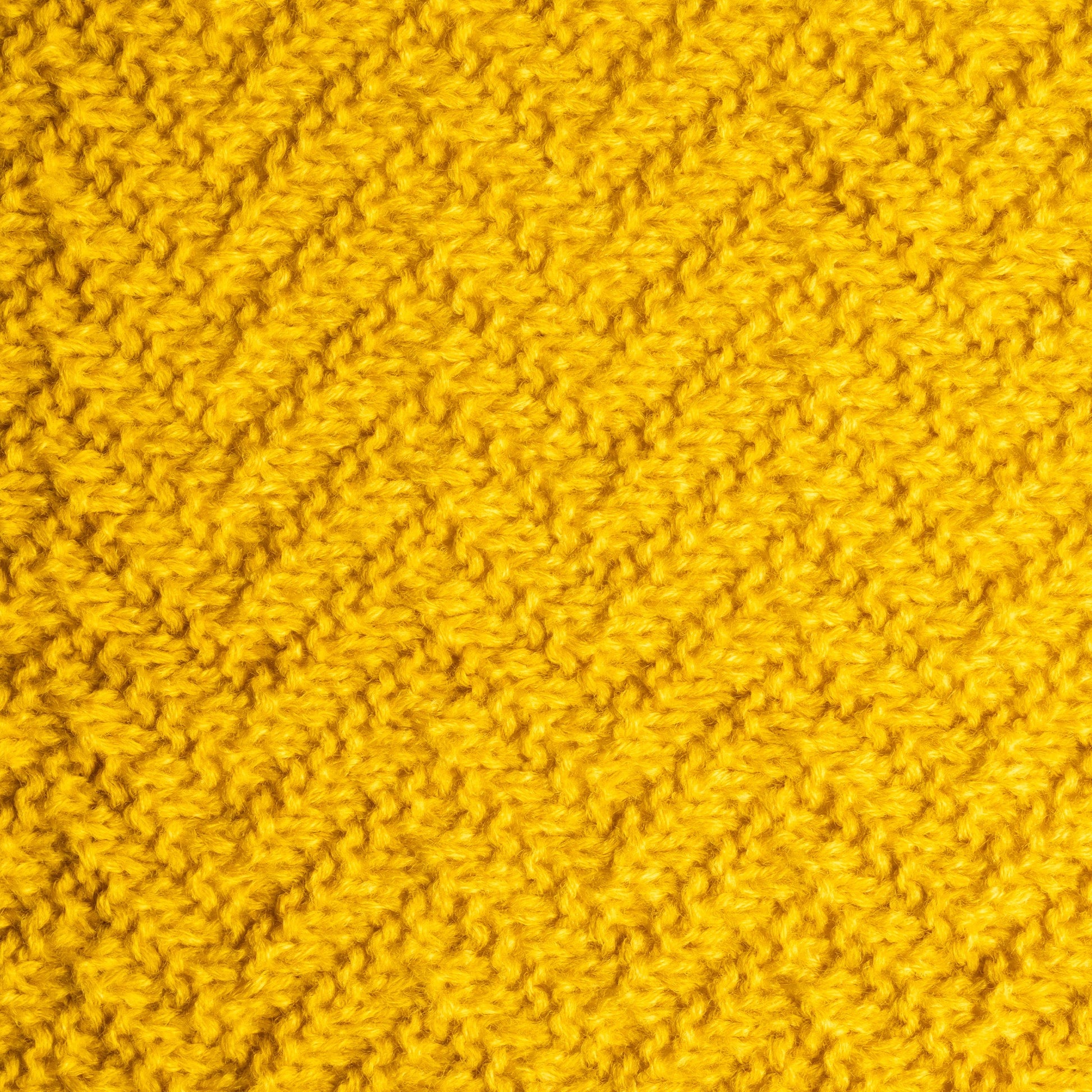 Celine Knitted Throw Blanket - Mustard Modern Home