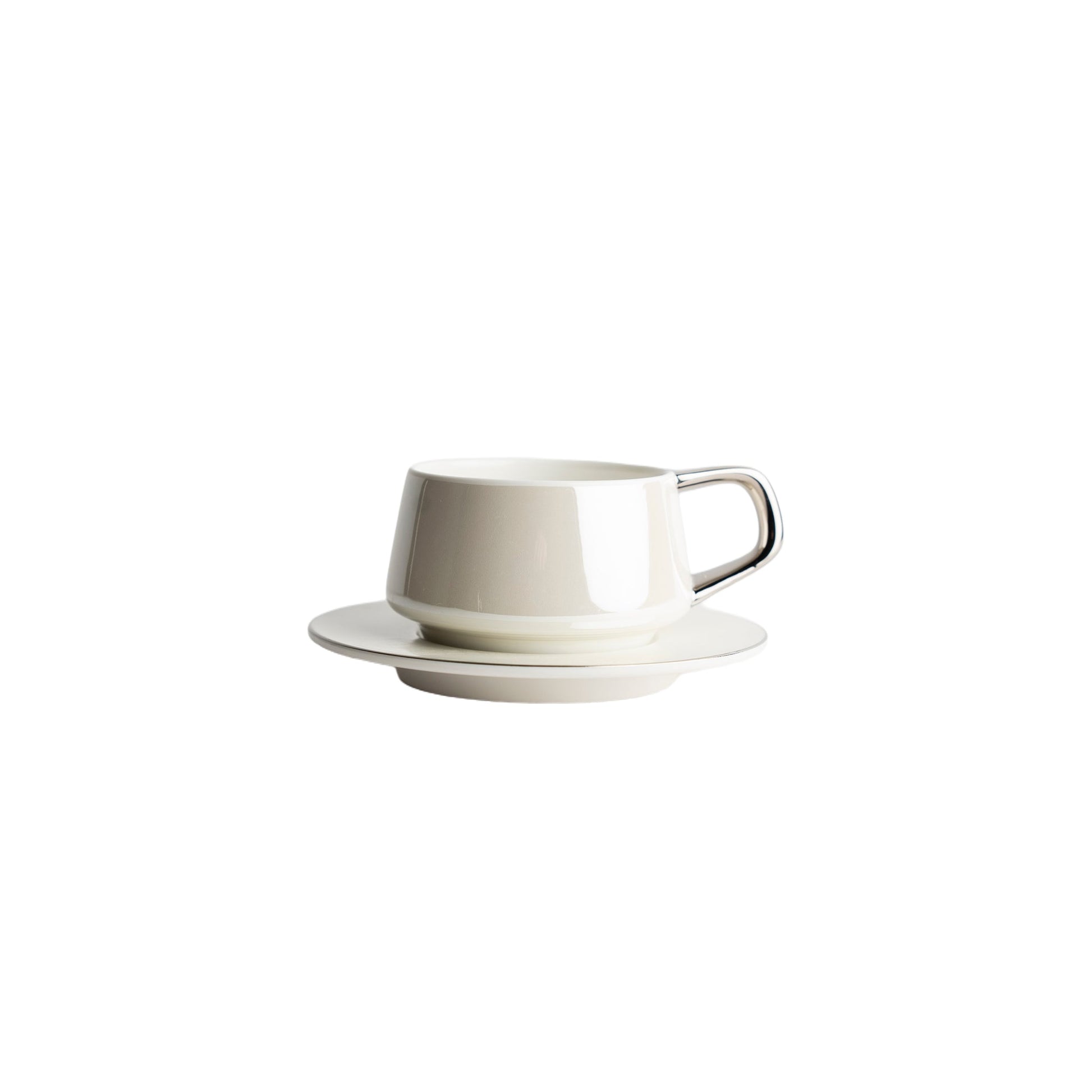 Ceramic Coffee Cup With Saucer Modern Home