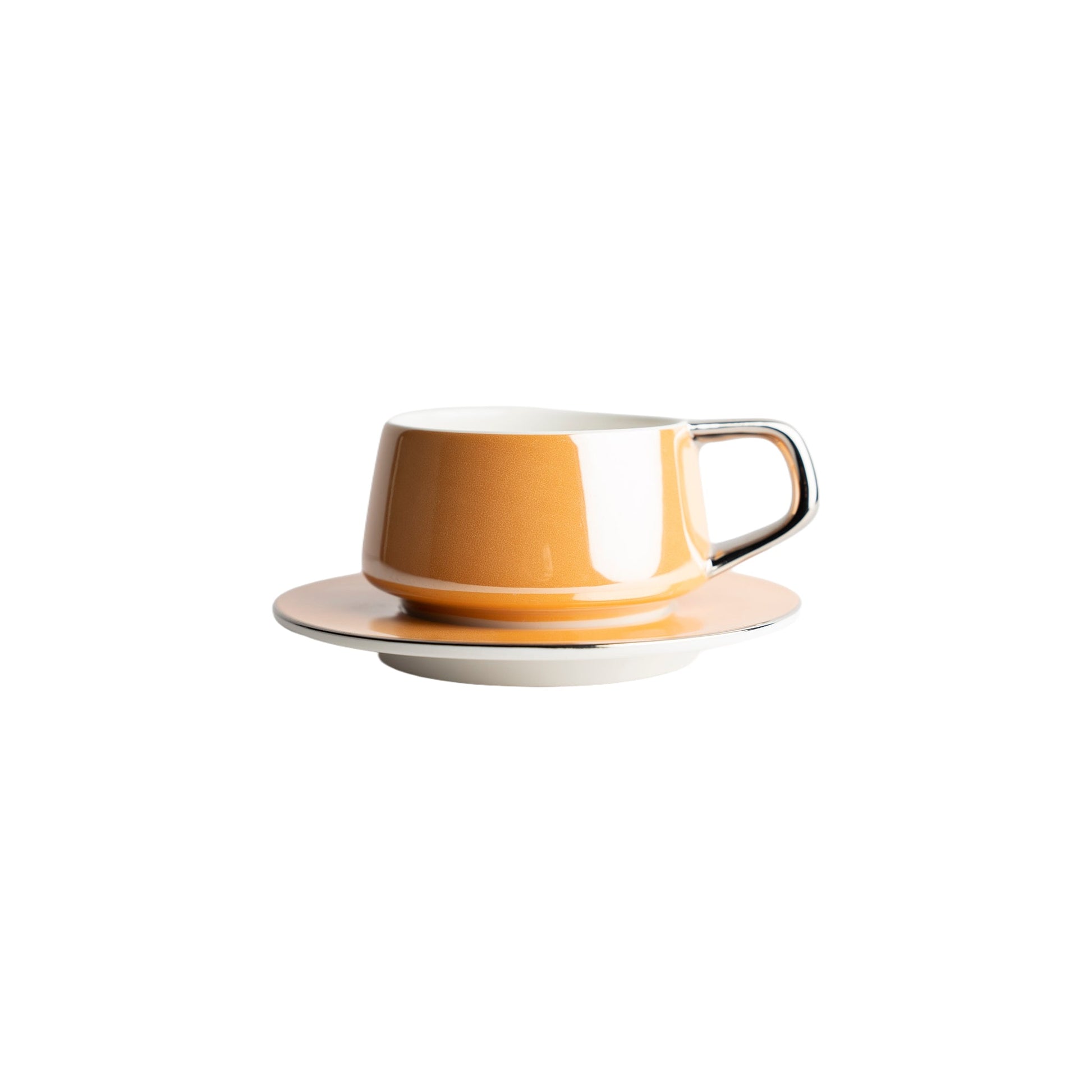 Ceramic Coffee Cup With Saucer Modern Home
