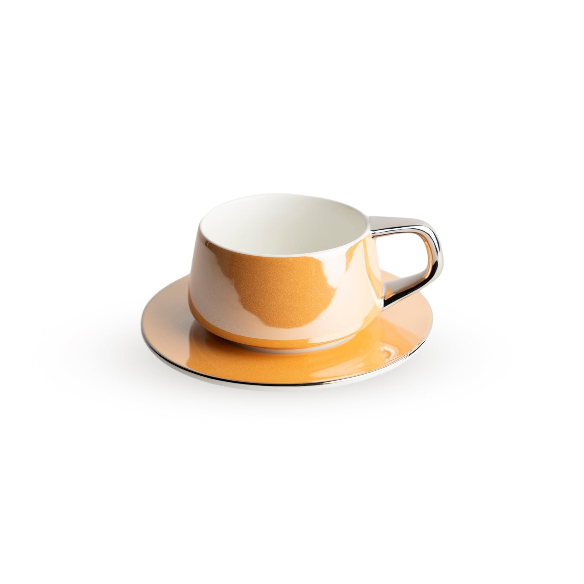 Ceramic Coffee Cup With Saucer Modern Home