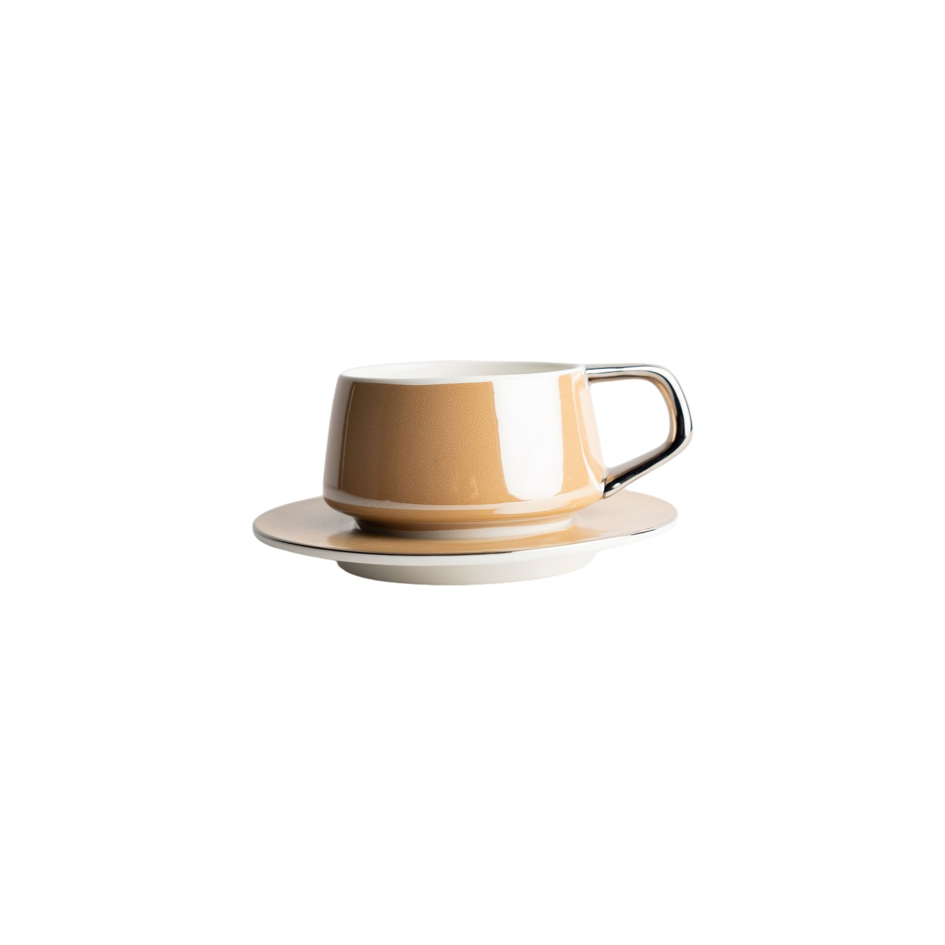 Ceramic Coffee Cup With Saucer Modern Home