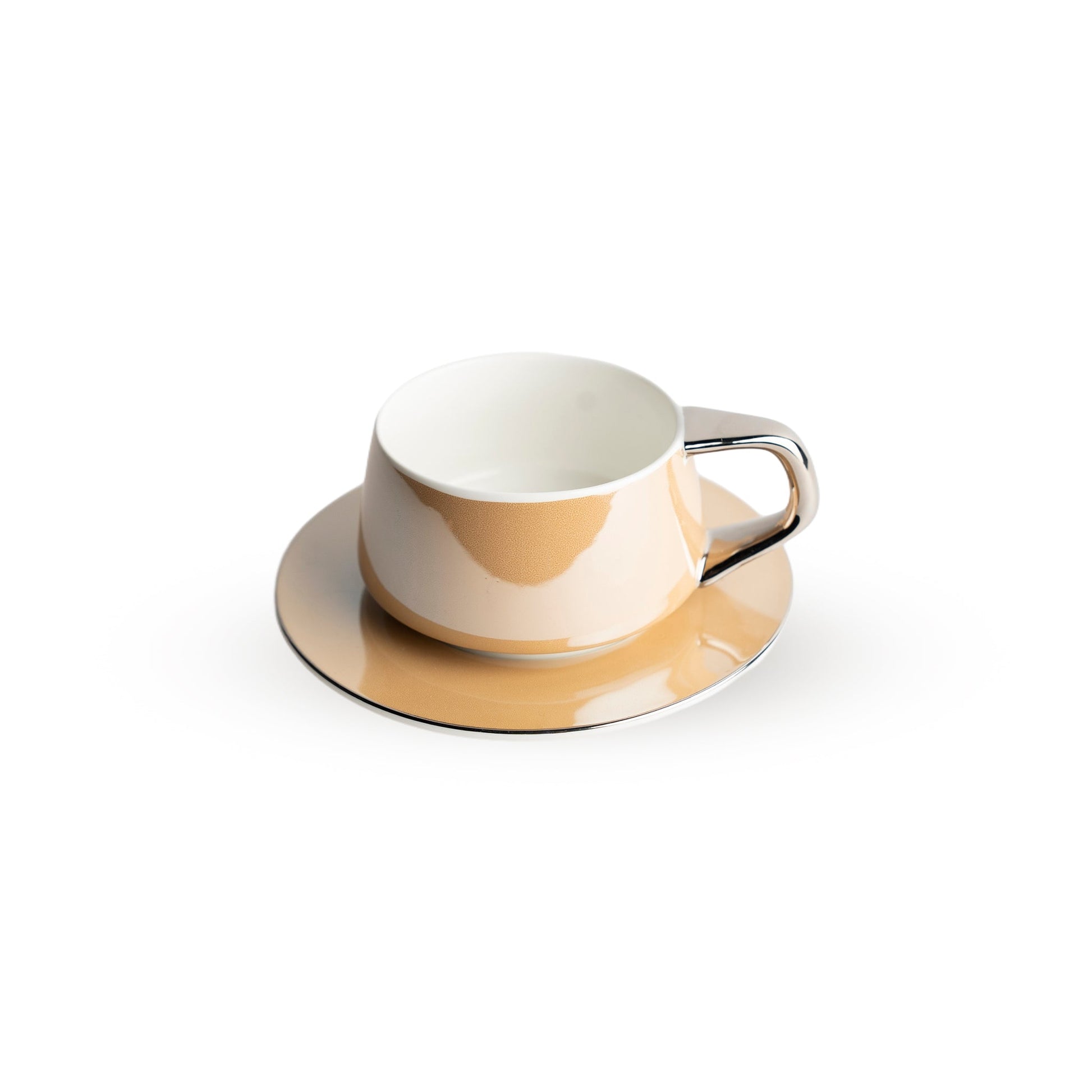 Ceramic Coffee Cup With Saucer Modern Home