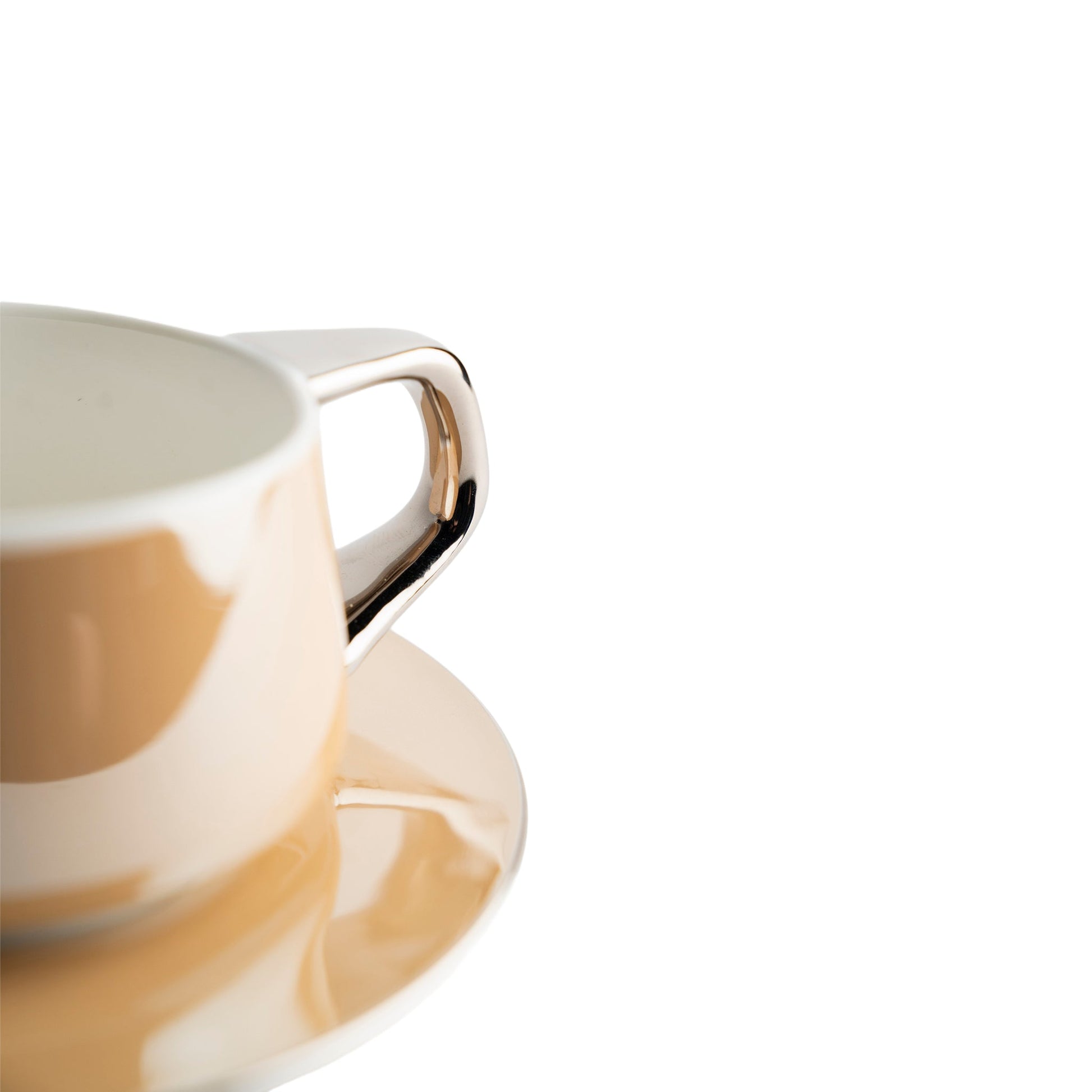 Ceramic Coffee Cup With Saucer Modern Home