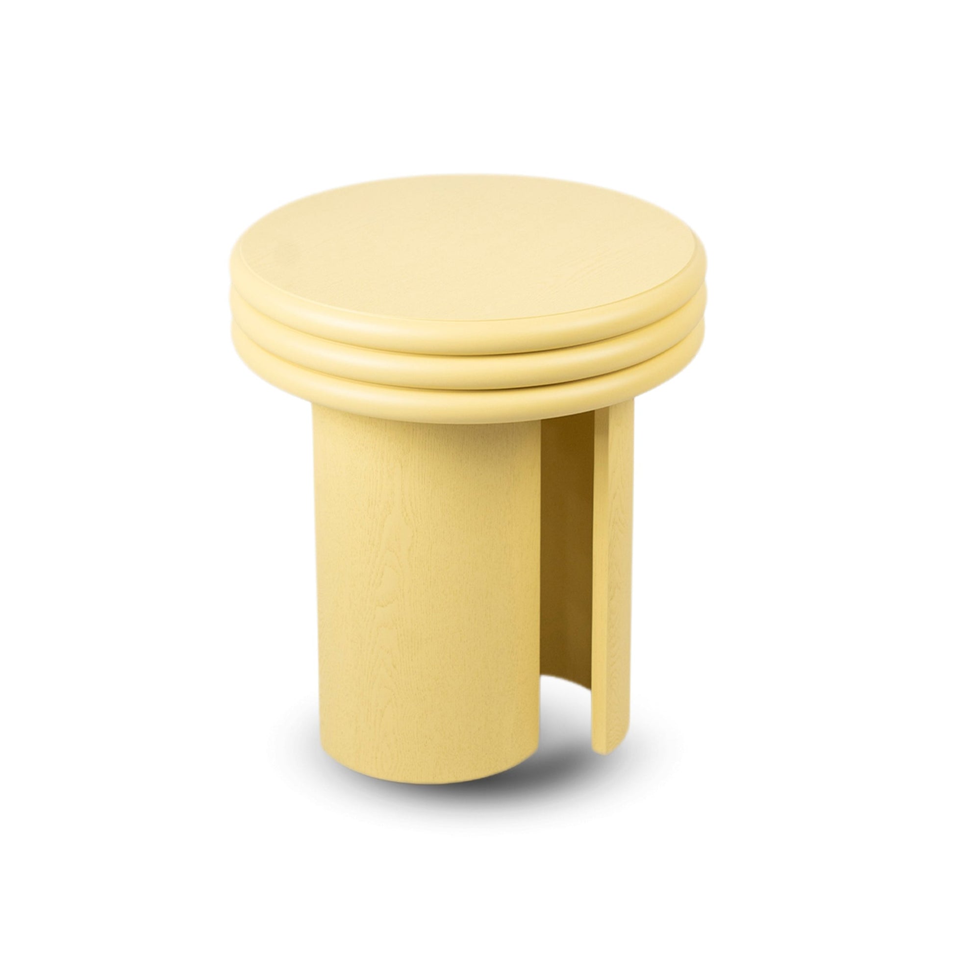 Yellow Round Side Table Modern Home