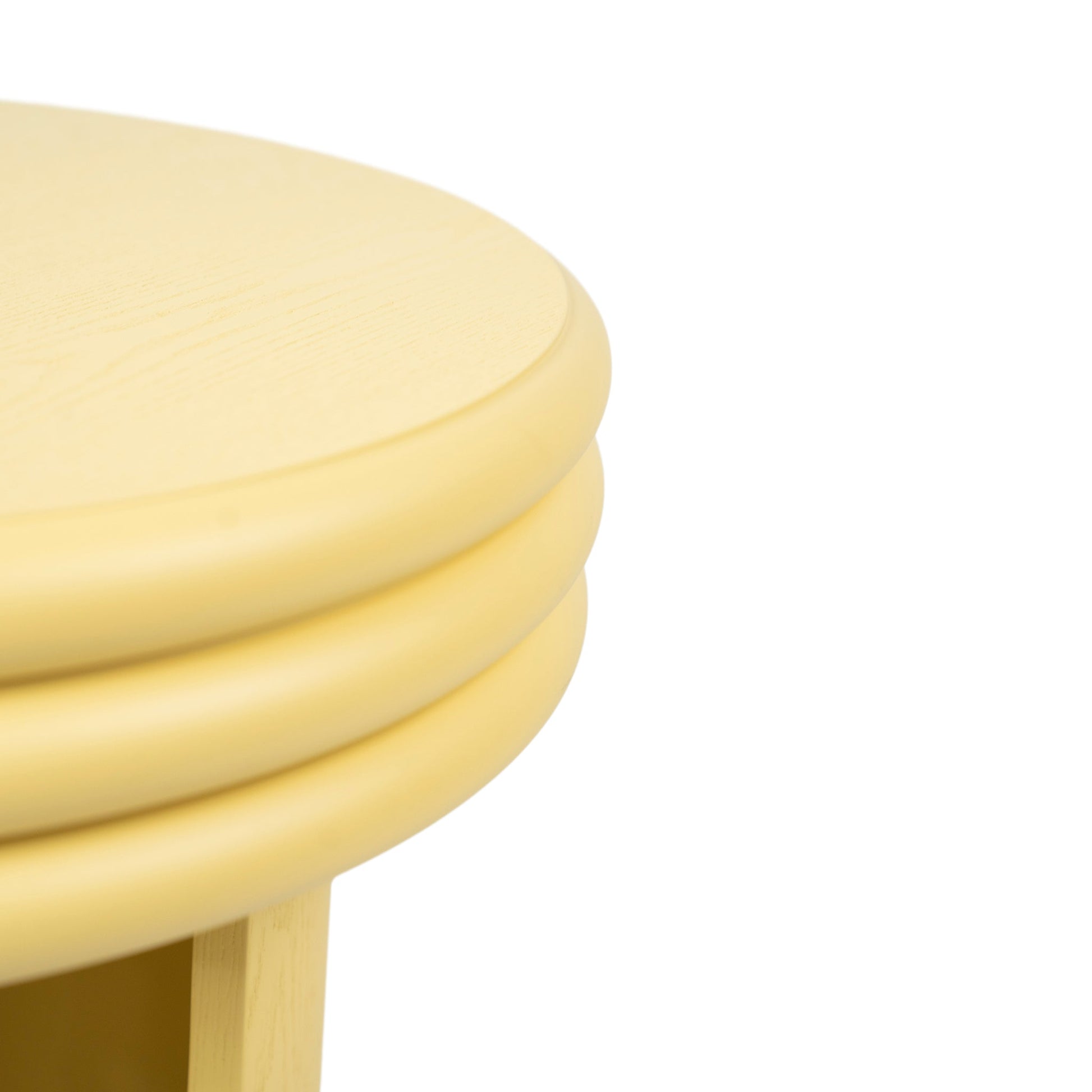 Yellow Round Side Table Modern Home