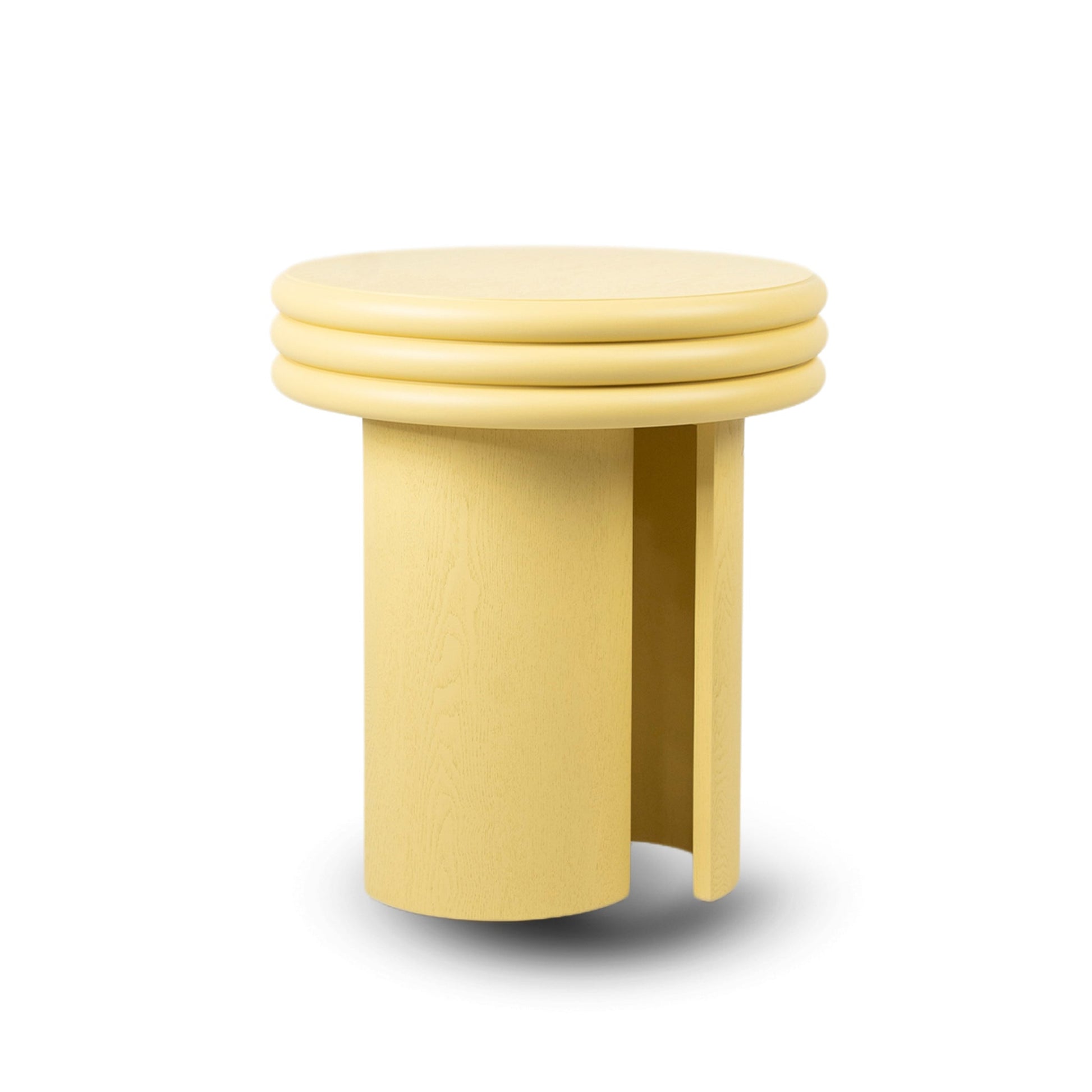 Yellow Round Side Table Modern Home