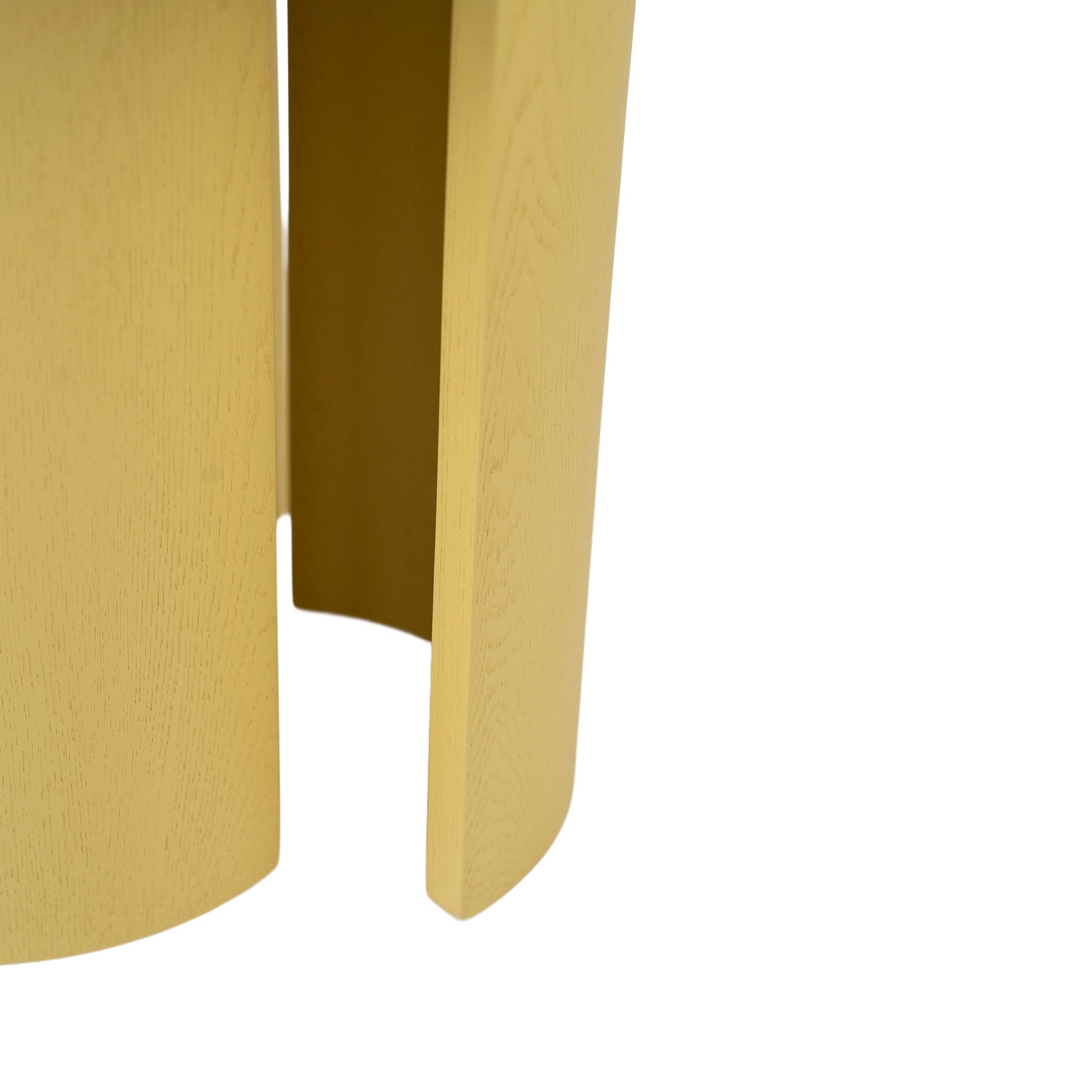 Yellow Round Side Table Modern Home