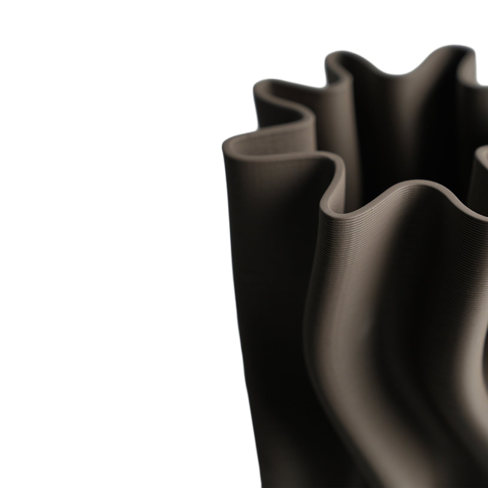 Ripple Tower Vase Modern Home