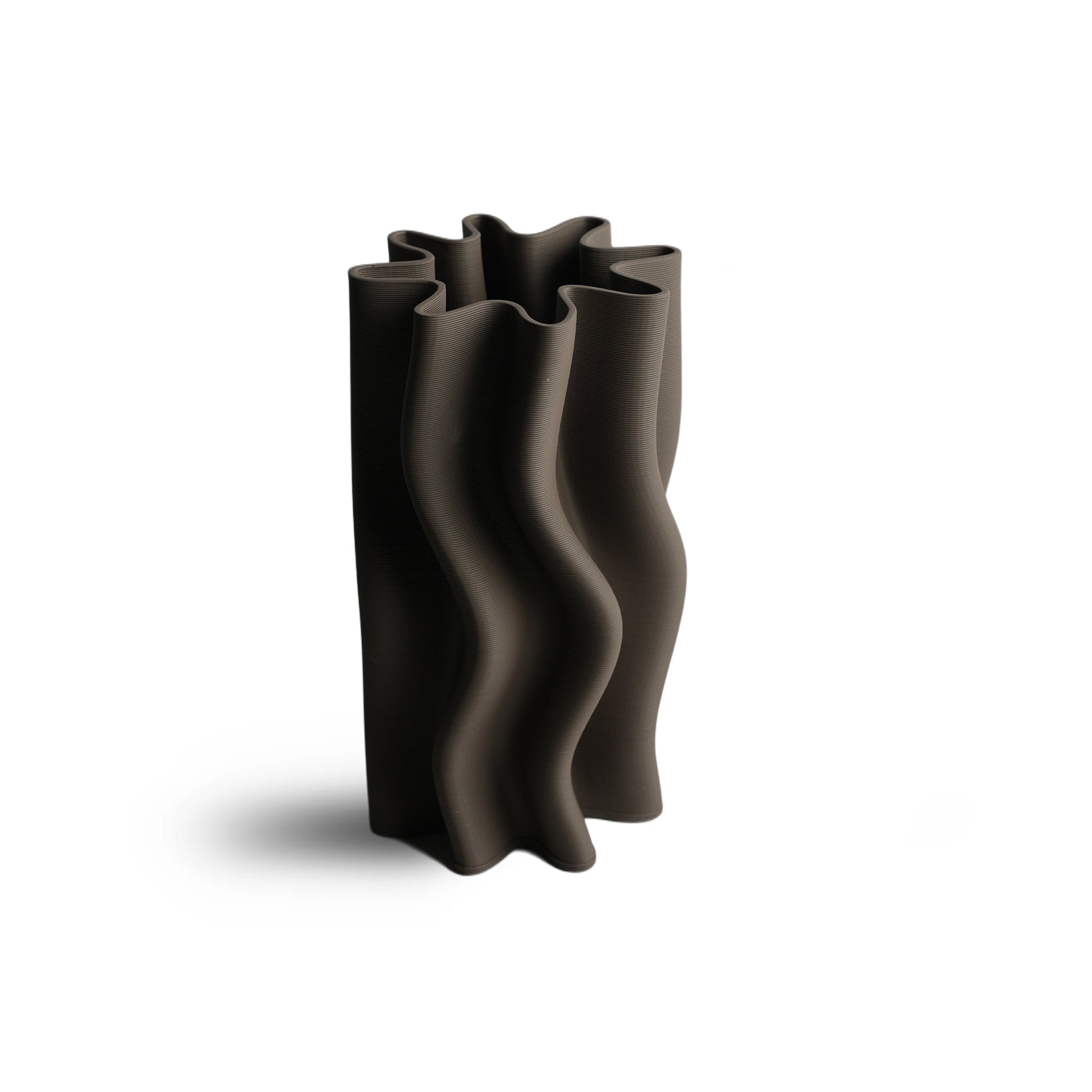 Ripple Tower Vase Modern Home