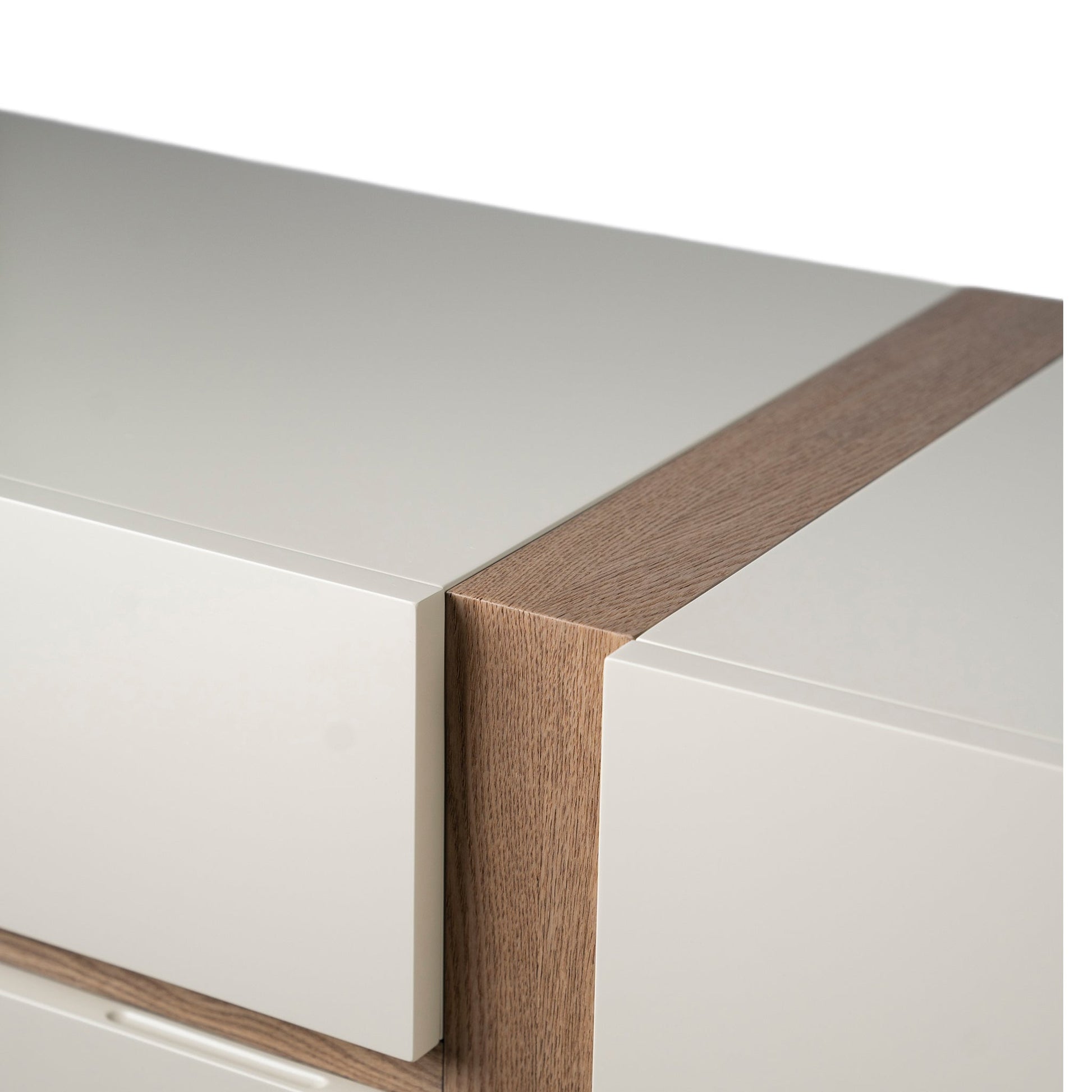 Wood Console Cabinet Modern Home