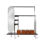Clothes Rack with Mirror Modern Home