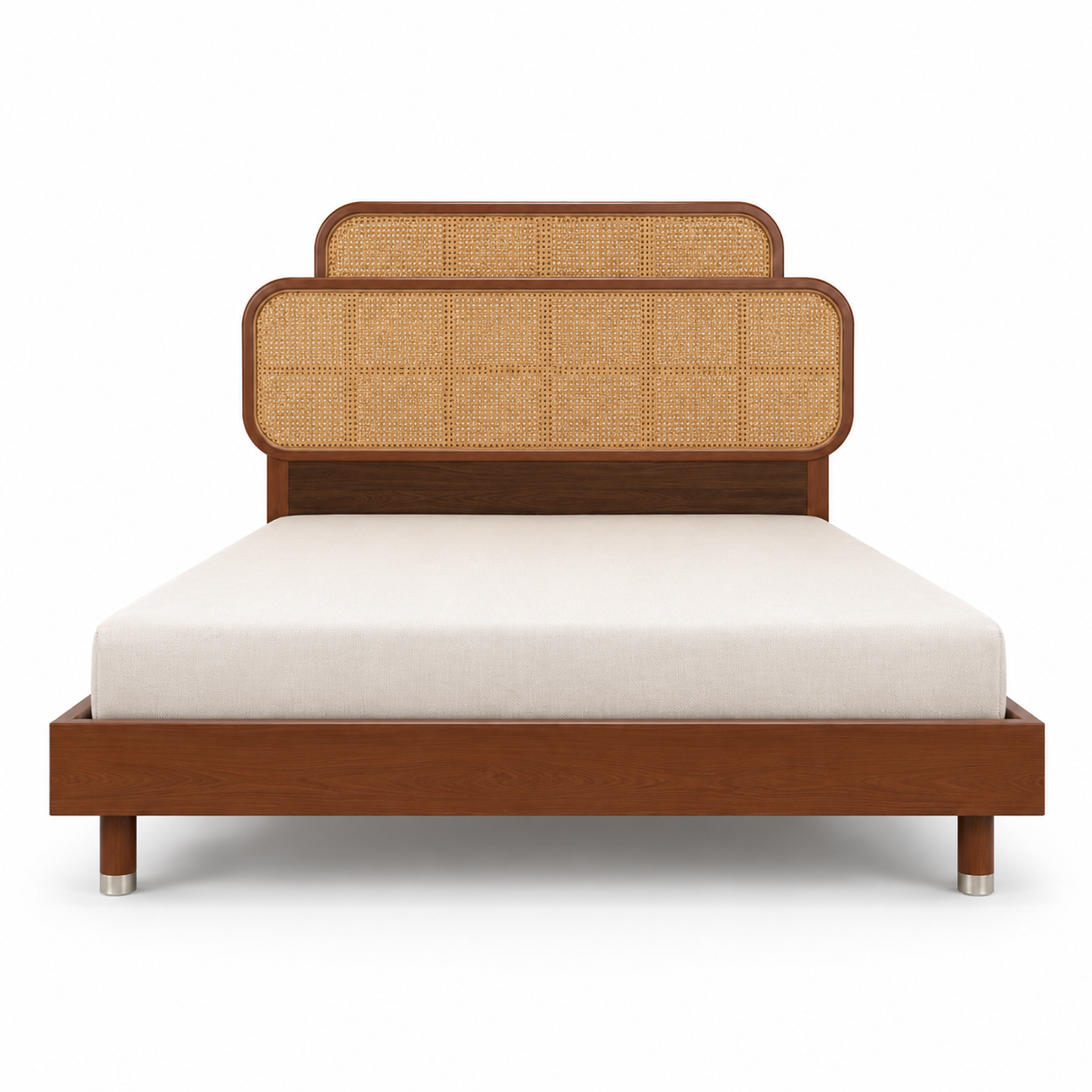 Grid-Back Bedframe Modern Home