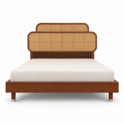 Grid-Back Bedframe Modern Home