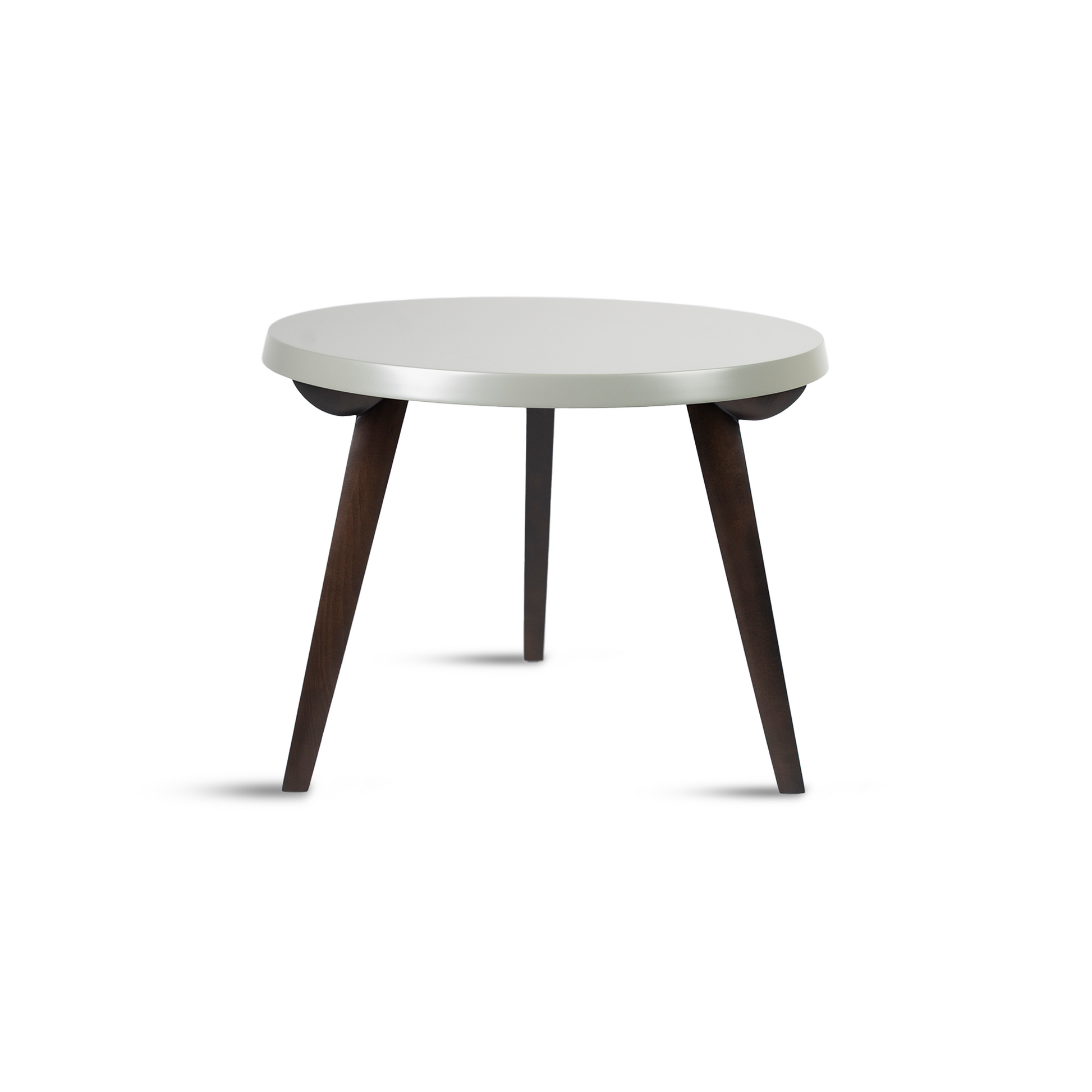 Browny Round Side Table Modern Home