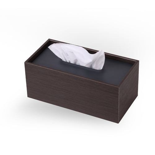MH Wooden Tissue Box - Dark Coco