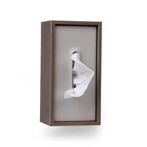MH Wooden Tissue Box - Brown