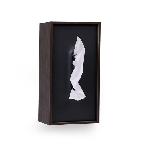 MH Wooden Tissue Box - Dark Coco