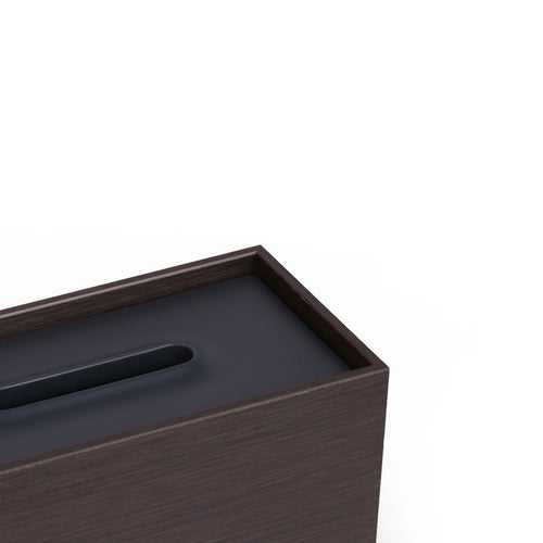 MH Wooden Tissue Box - Dark Coco