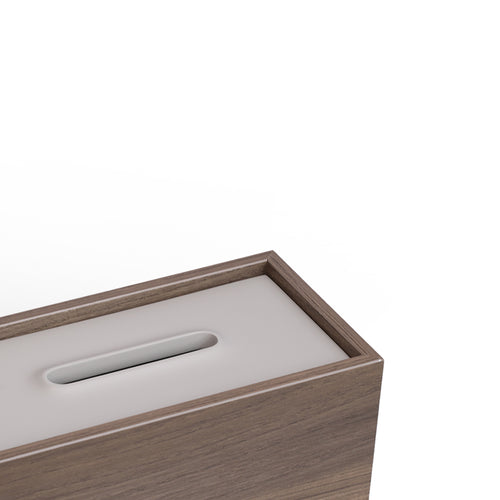 MH Wooden Tissue Box - Brown