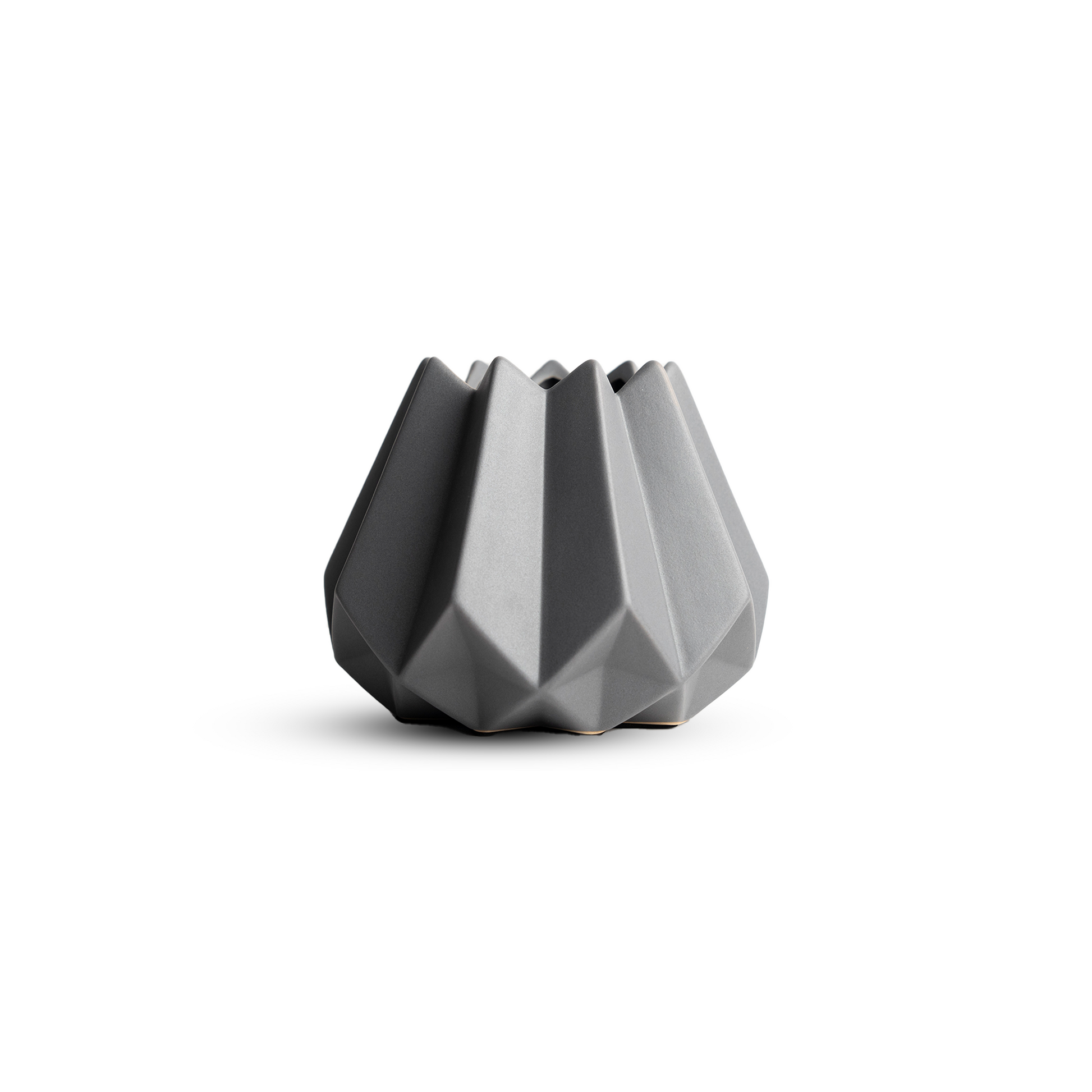 Neat Faceted Vase Modern Home