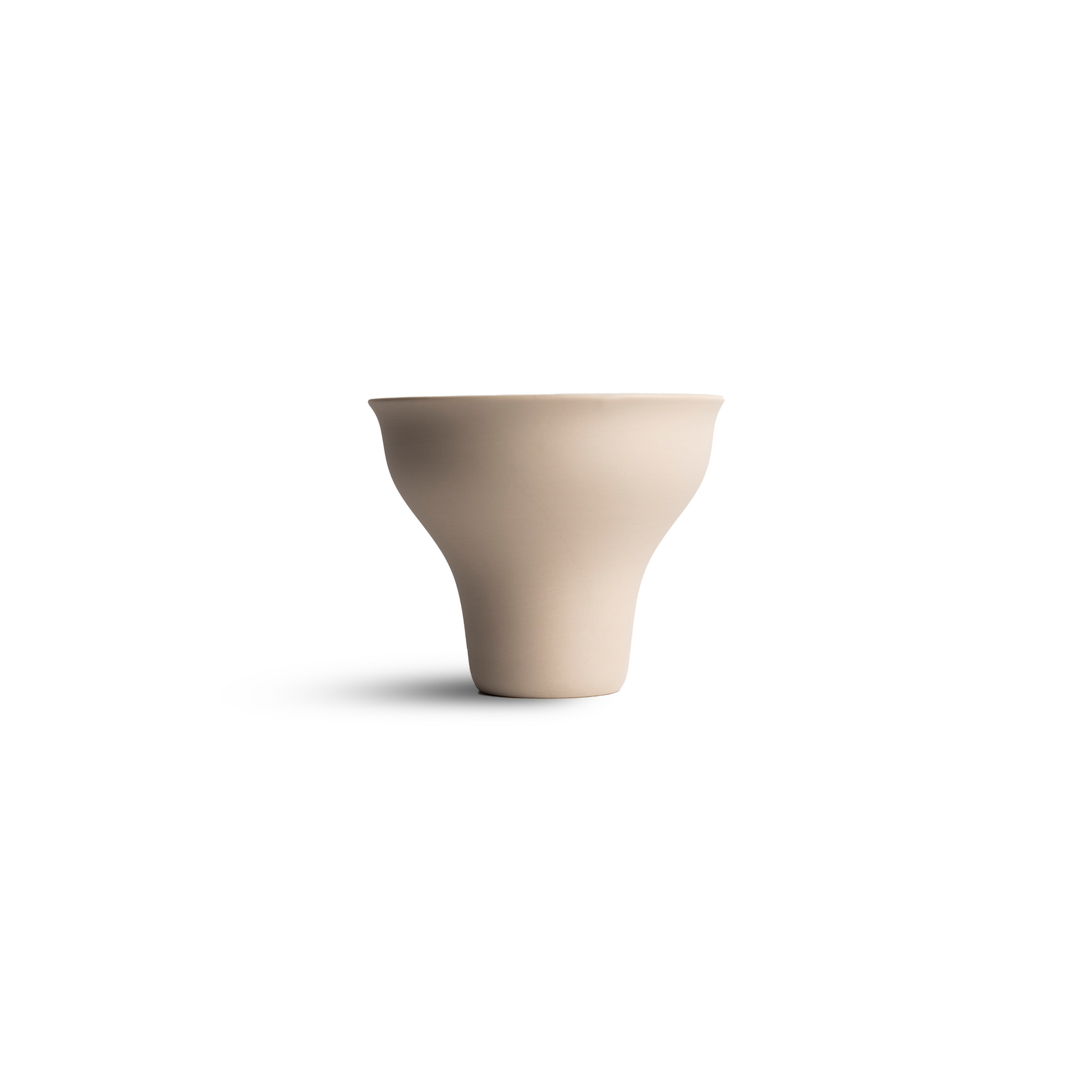 Flared Ceramic Cup Modern Home