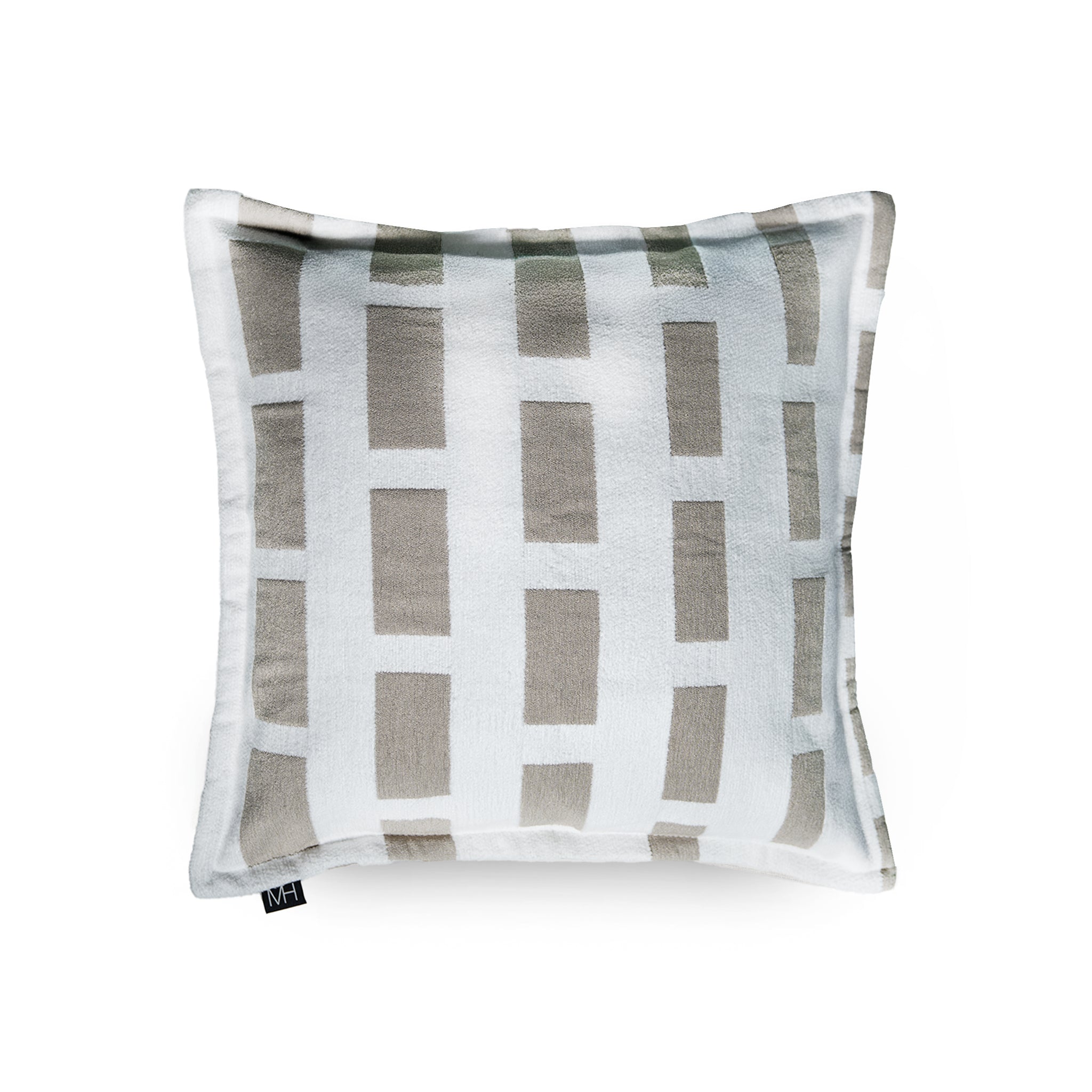 Brick Pattern Cushion Cover - Beige Modern Home