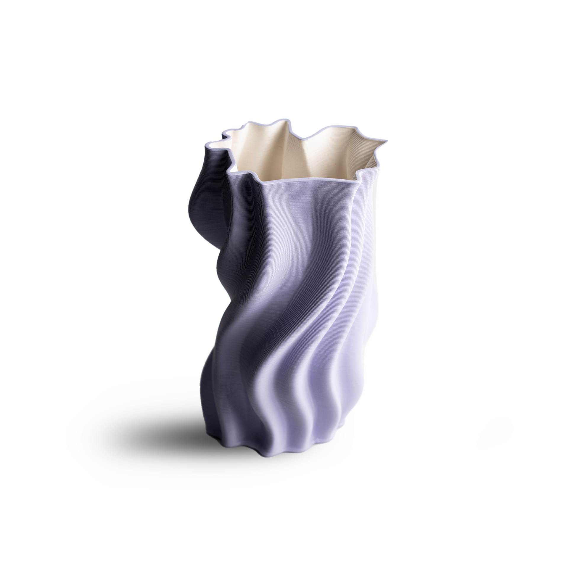 Azure Wave Vase Modern Home