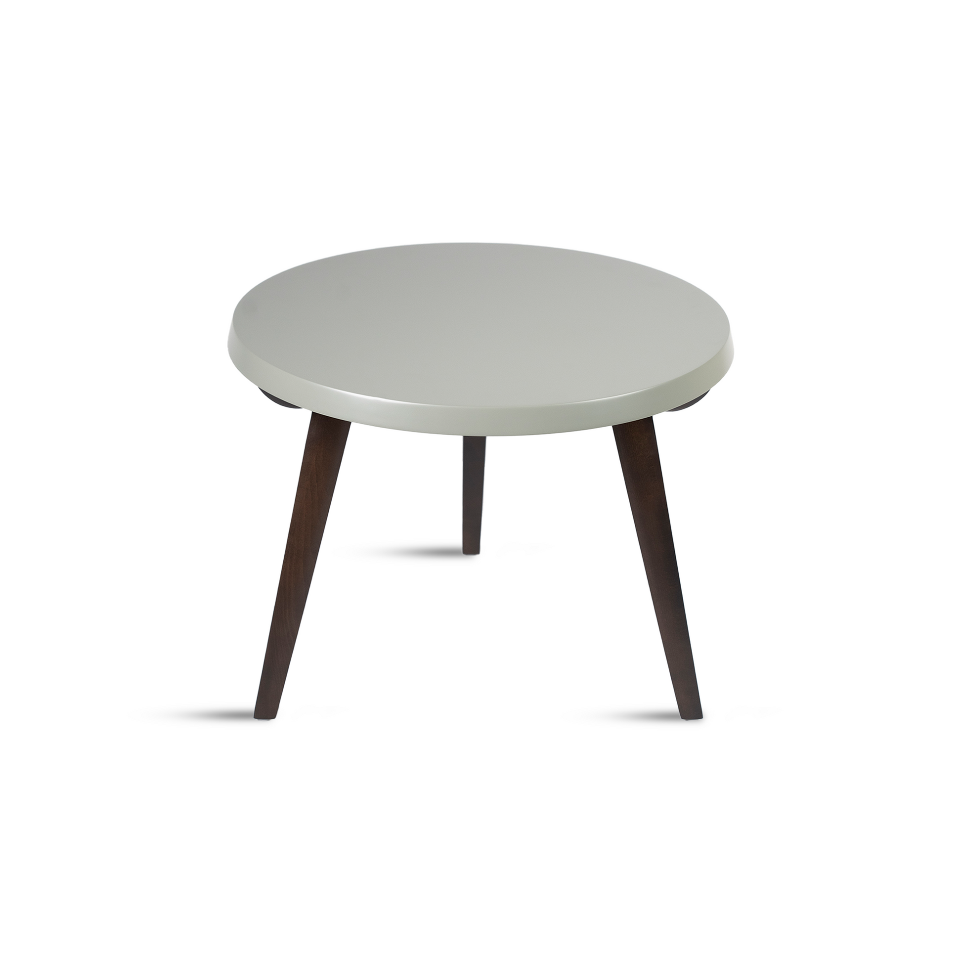 Browny Round Side Table Modern Home