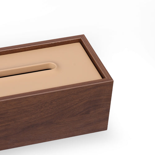 MH Wooden Tissue Box - Walnut