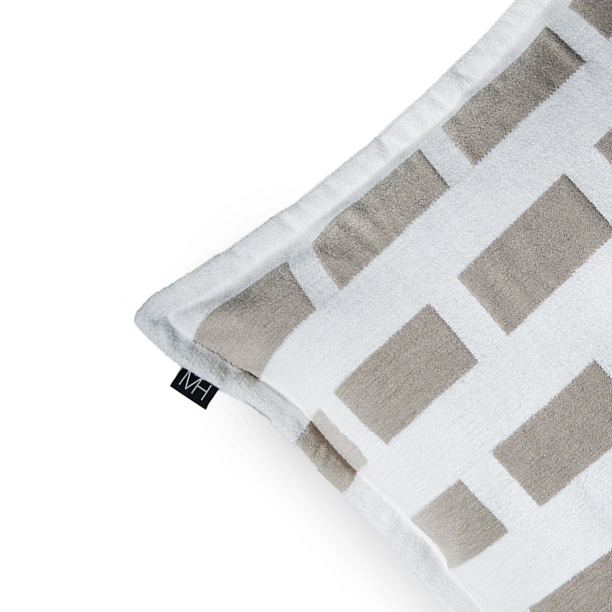 Brick Pattern Cushion Cover - Beige Modern Home