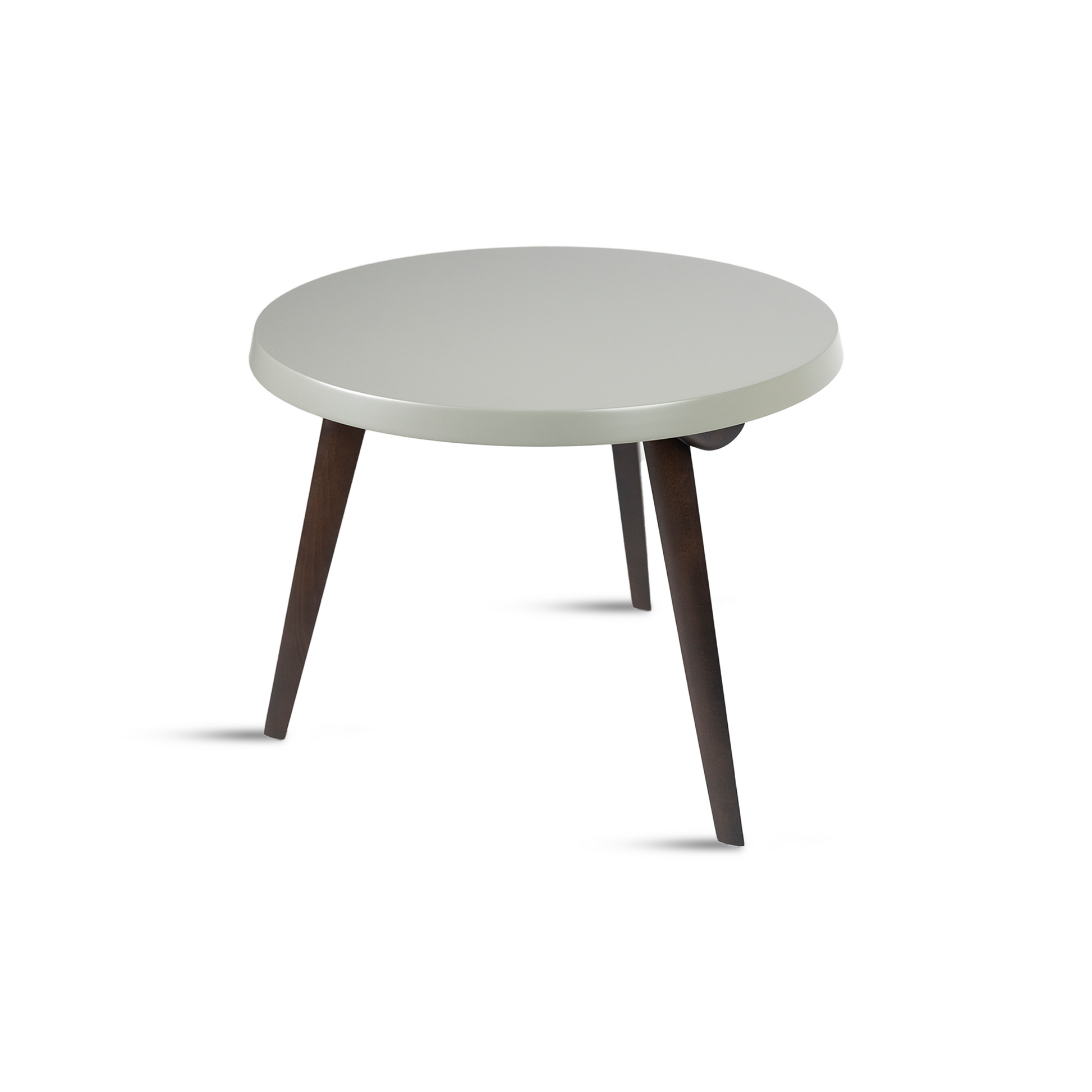 Browny Round Side Table Modern Home
