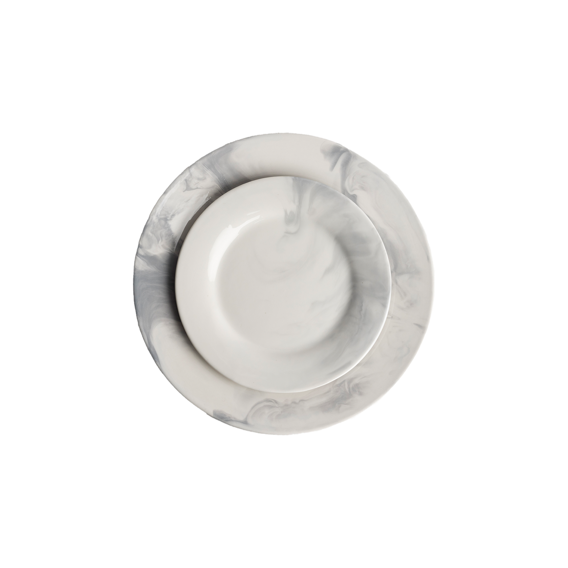 Marble Print Dinner Set Modern Home