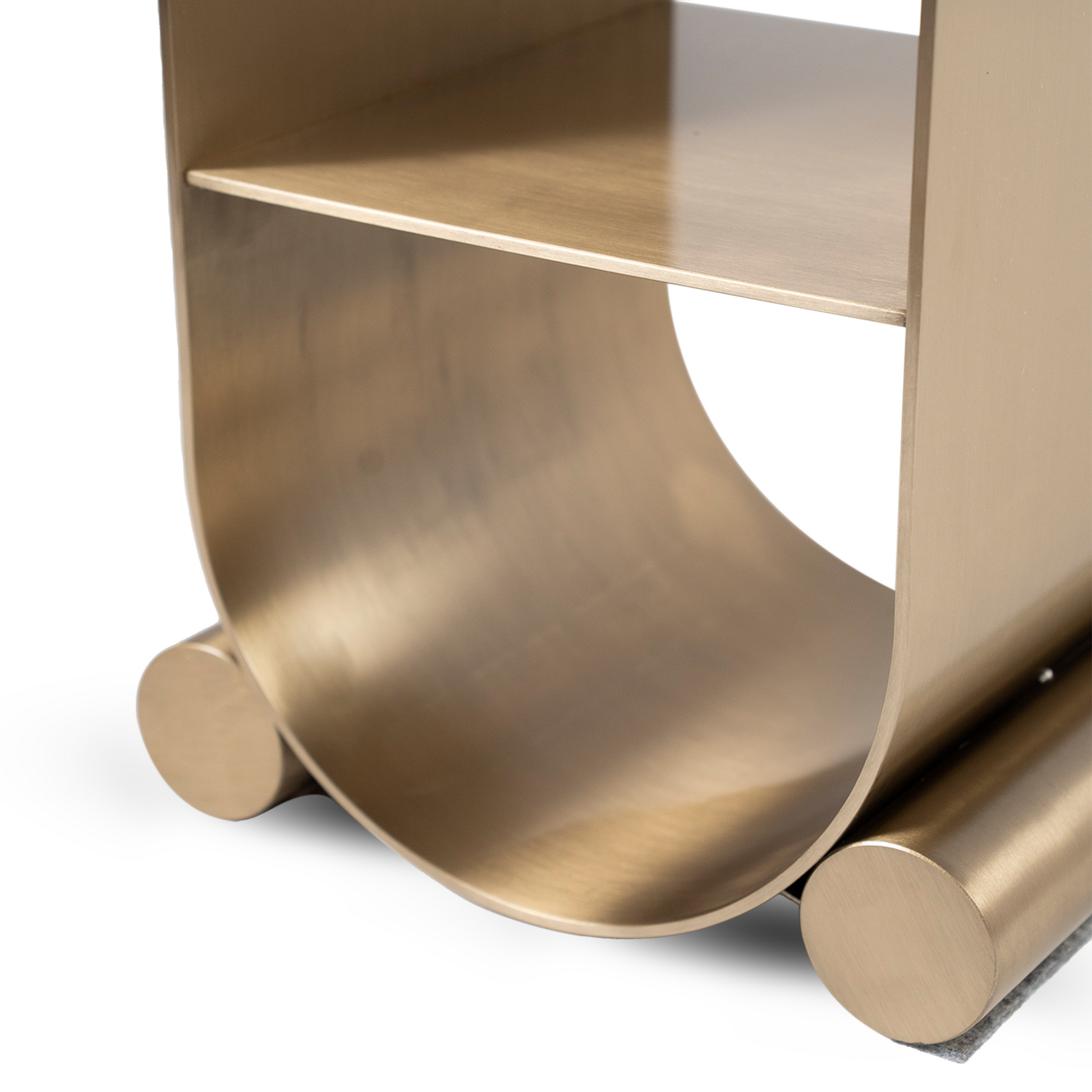 Gold Metal Side Table Modern Home