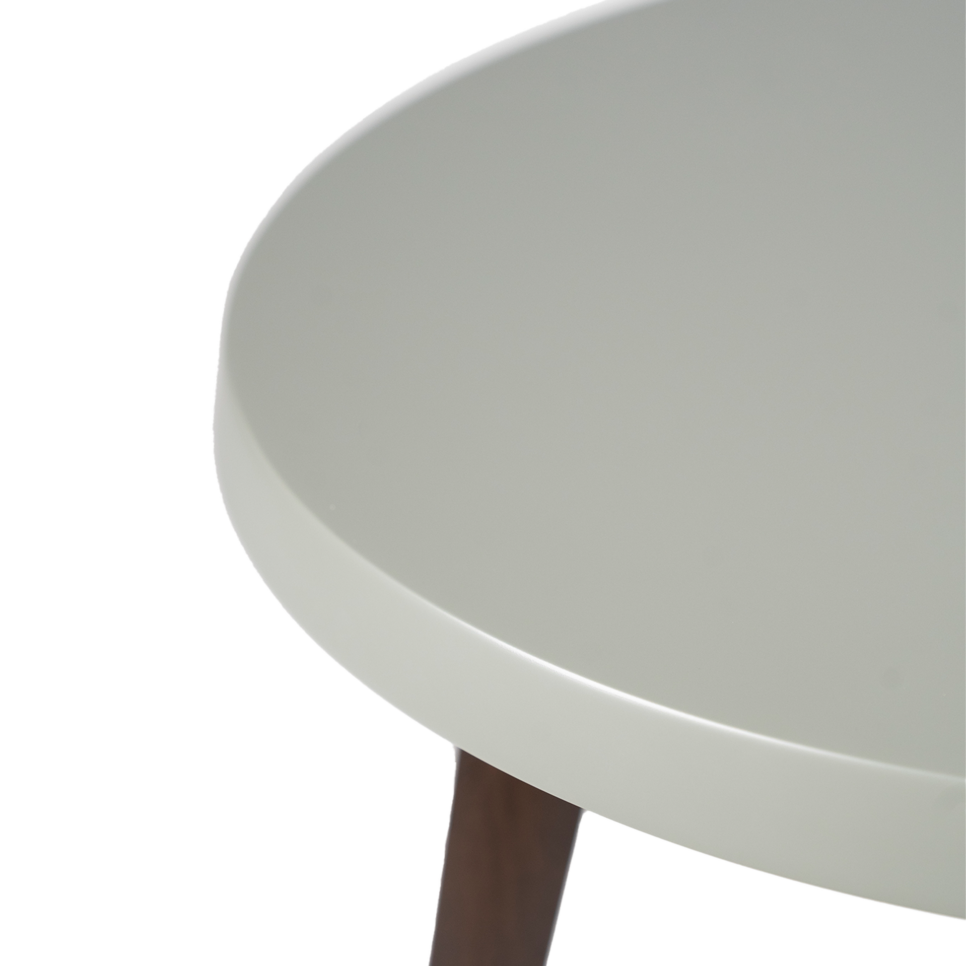 Browny Round Side Table Modern Home