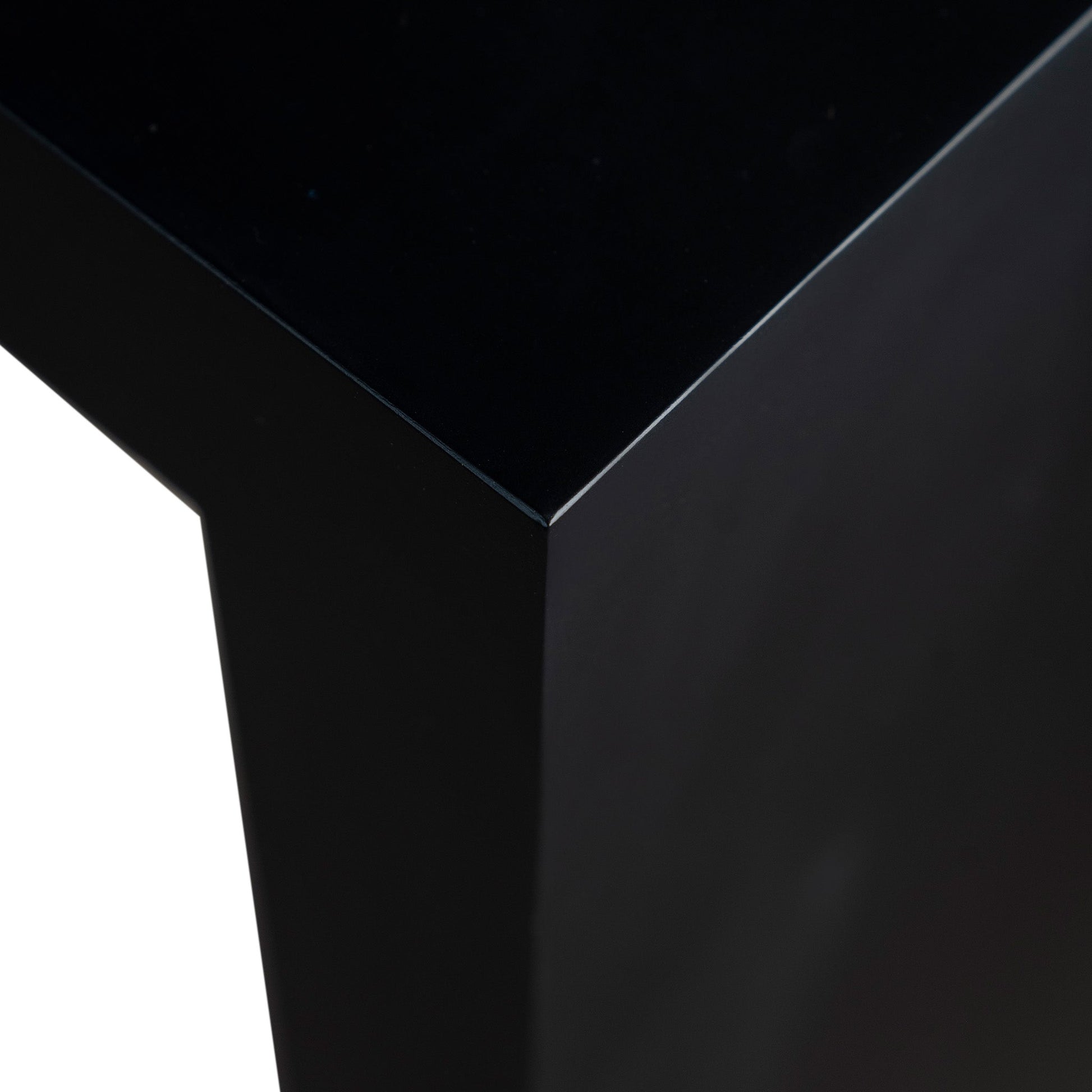 Neat Console Table - Black Modern Home