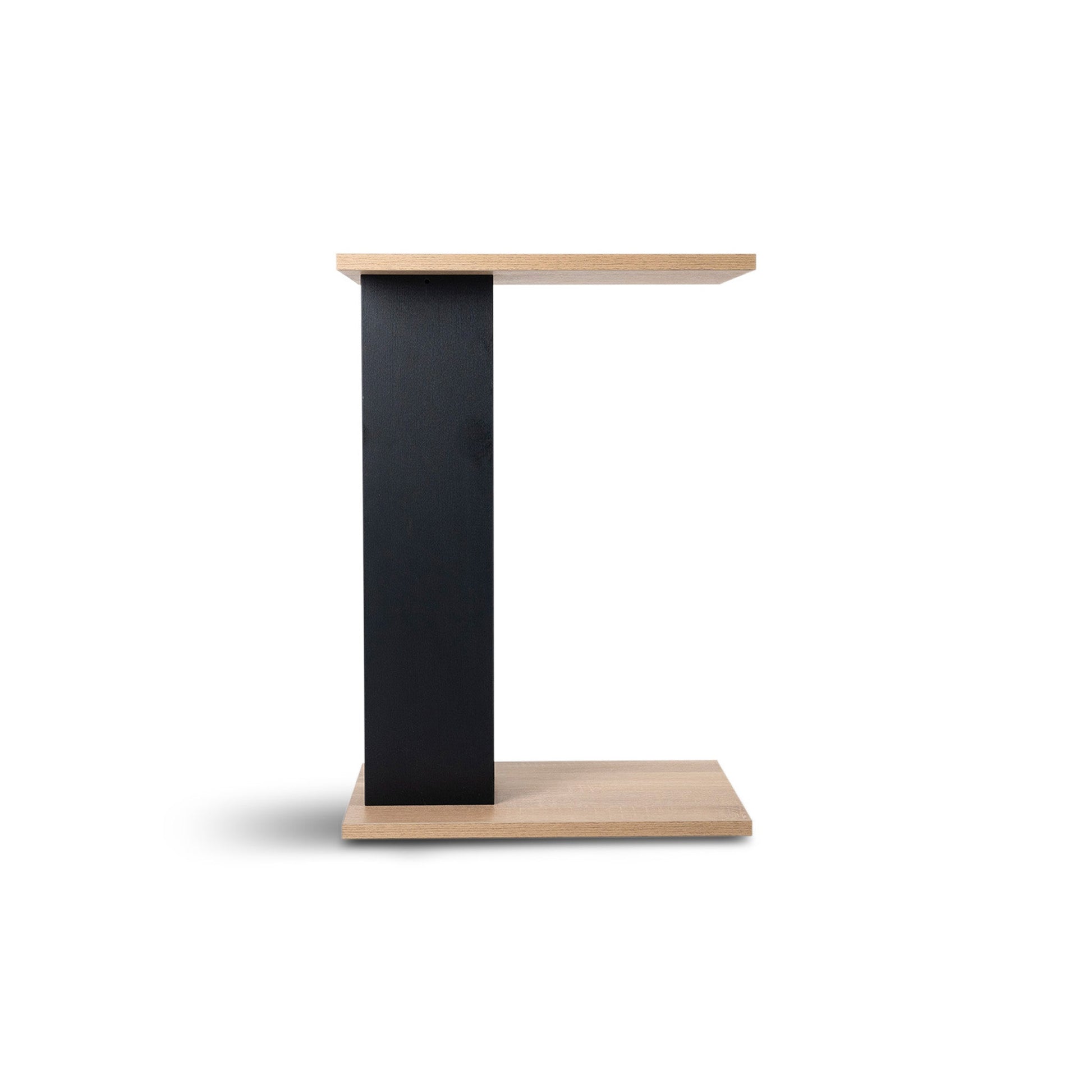 Sofa Side Table - Sonoma/Black Modern Home