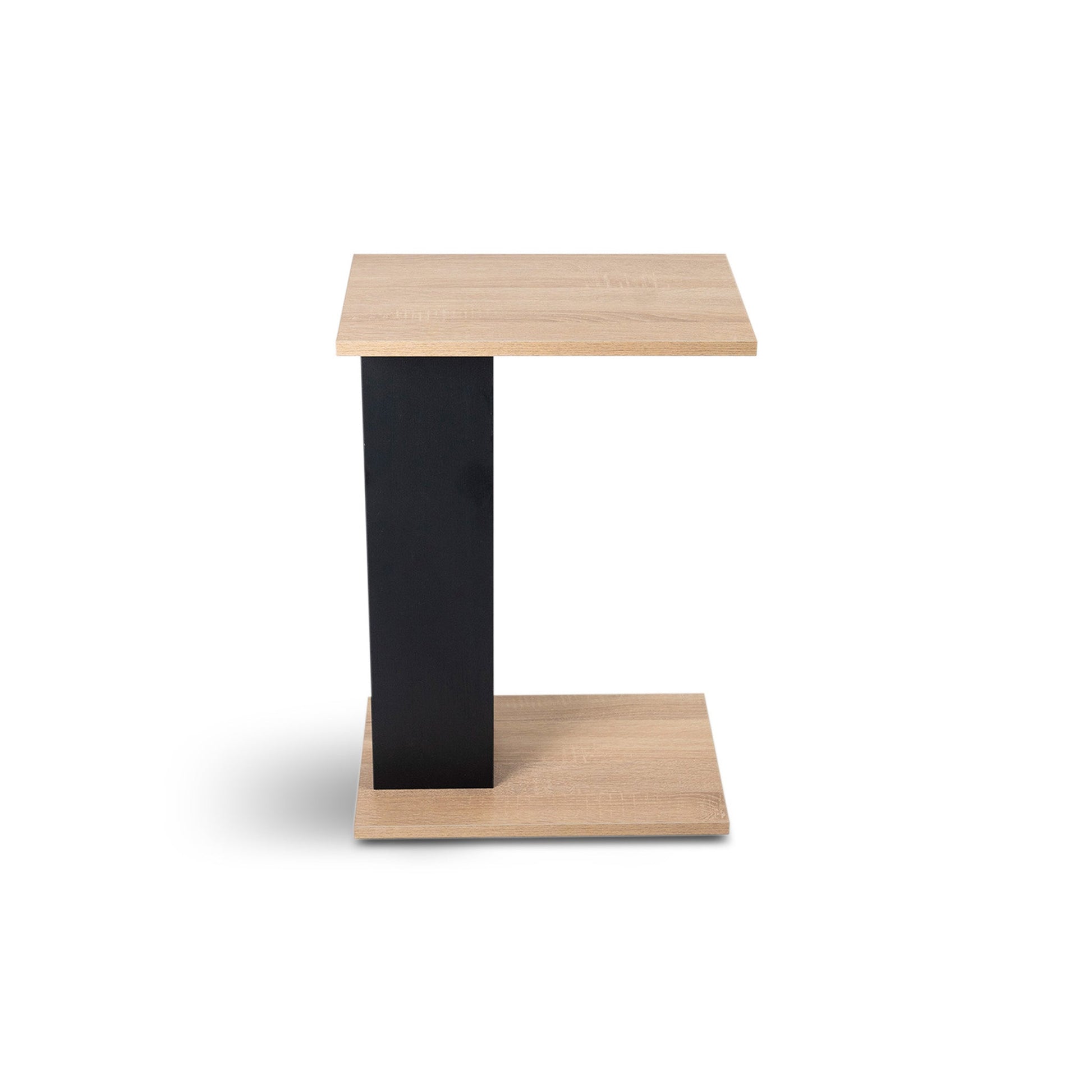 Sofa Side Table - Sonoma/Black Modern Home