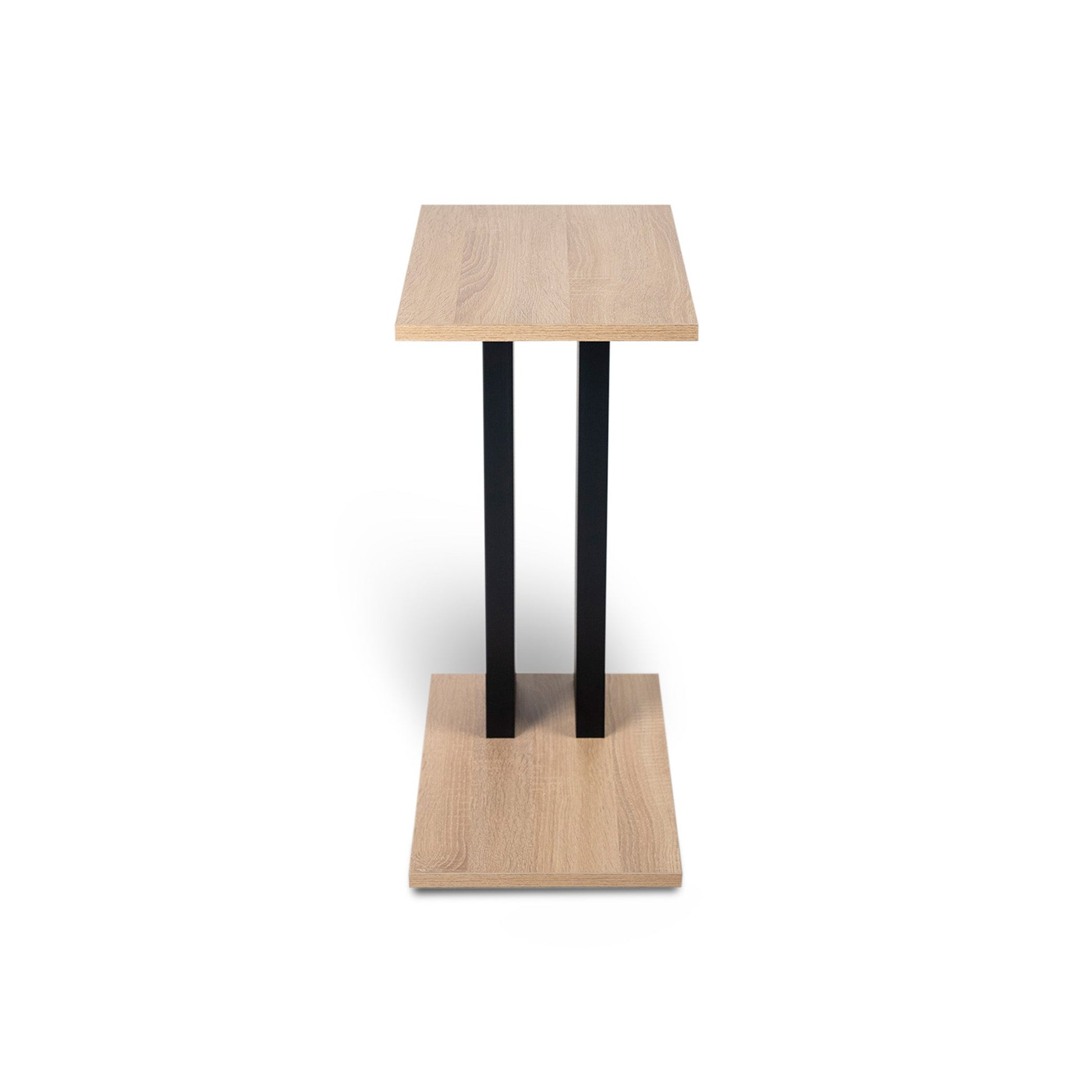 Sofa Side Table - Sonoma/Black Modern Home