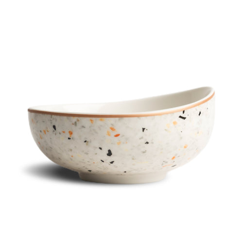 Terrazzo Ceramic Bowl - Orange