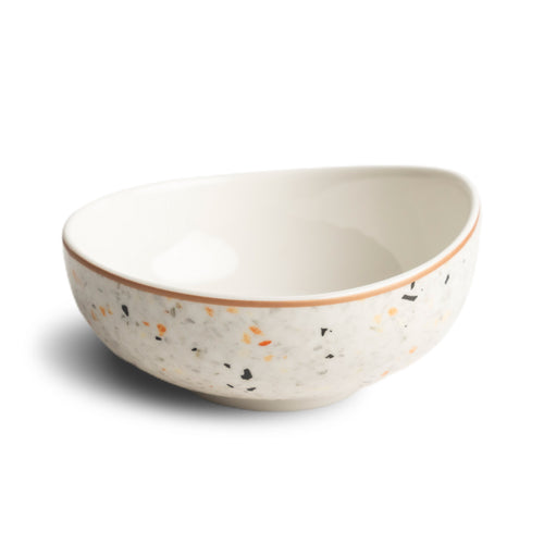 Terrazzo Ceramic Bowl - Orange