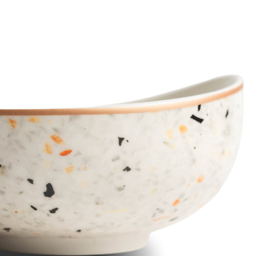 Terrazzo Ceramic Bowl - Orange