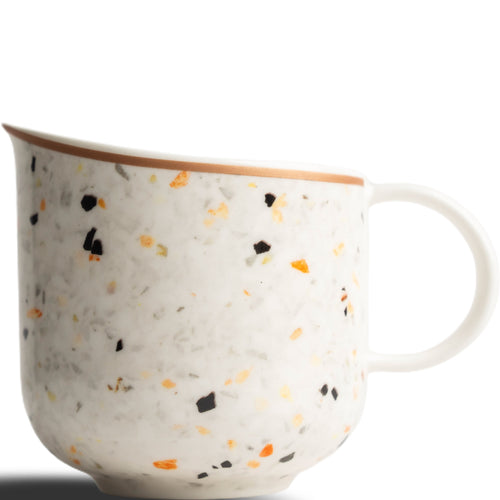 Terrazzo Ceramic Milk Jug Orange