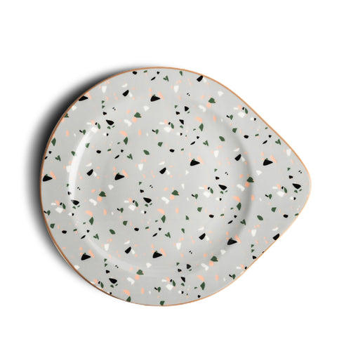 Terrazzo Ceramic Plate Set