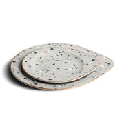 Terrazzo Ceramic Plate Set Modern Home