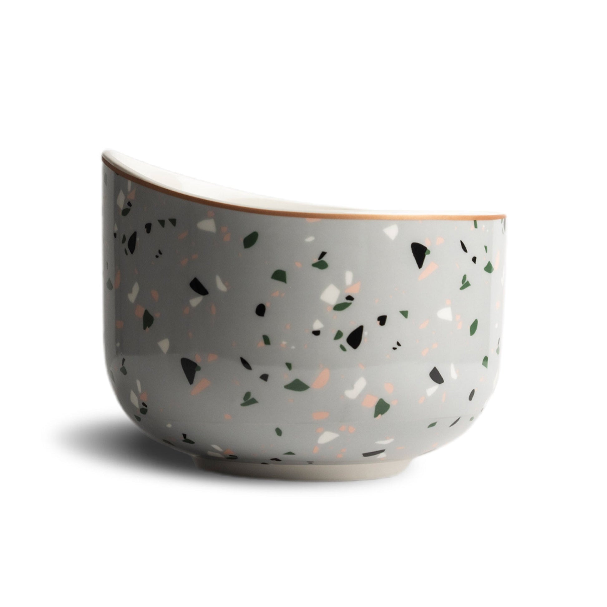 Terrazzo Ceramic Bowl - Grey Modern Home